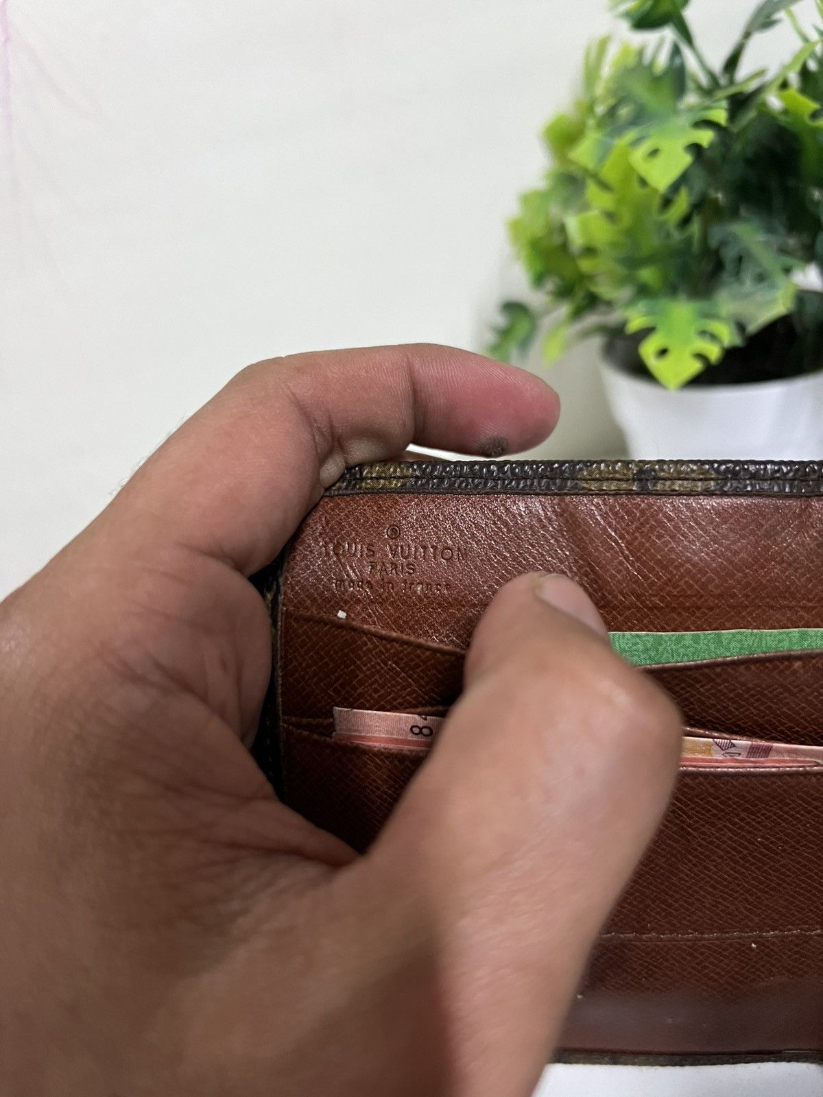 Louis Vuitton × Vintage Authentic Louis Vuitton Wallet Man Size ONE SIZE - 6 Thumbnail