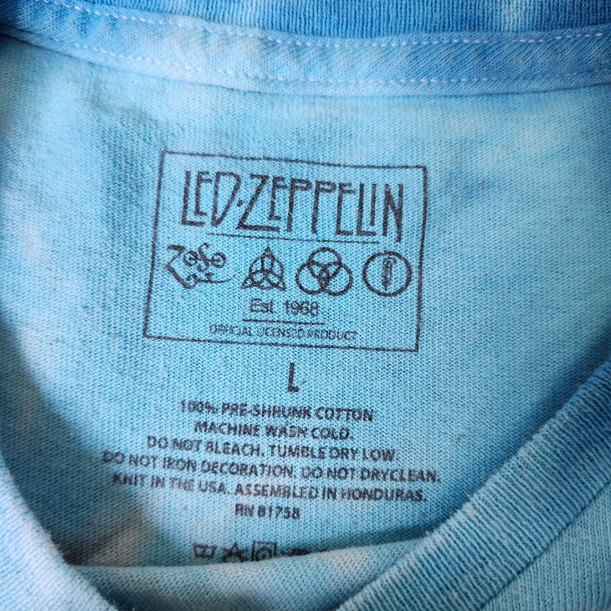 Led Zeppelin Led Zeppelin U.S. Tour 1975 Tie-Dye T-Shirt L Size US L / EU 52-54 / 3 - 3 Thumbnail