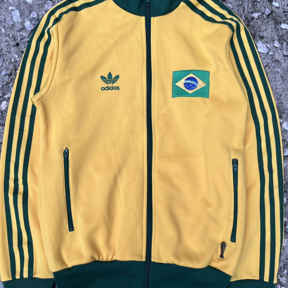 Adidas “ADIDAS” BRASIL TRACKTOP Size US XS / EU 42 / 0 - 2 Thumbnail