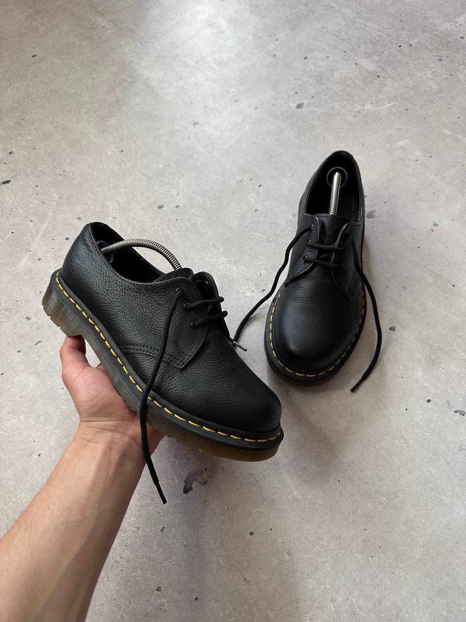 Dr. Martens Dr. Martens 1461 Full Black Boots Size US 8 / IT 38 - 1 Thumbnail