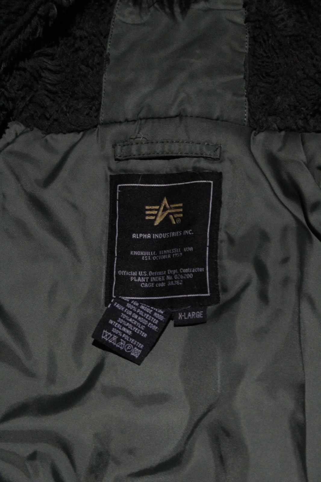 Alpha Industries Alpha Industries N-2B “Flying Man’s” Hooded Jacket Size US XL / EU 56 / 4 - 4 Thumbnail