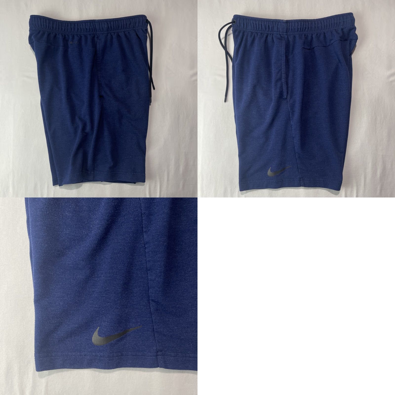Nike Nike Shorts Mens M Dri Fit Active Training Performance 817417-429 Gym Adult Blue Polyester Blend Nike Athletic Shorts Mens Regular M Inseam 9in Size US 31 - 8 Thumbnail
