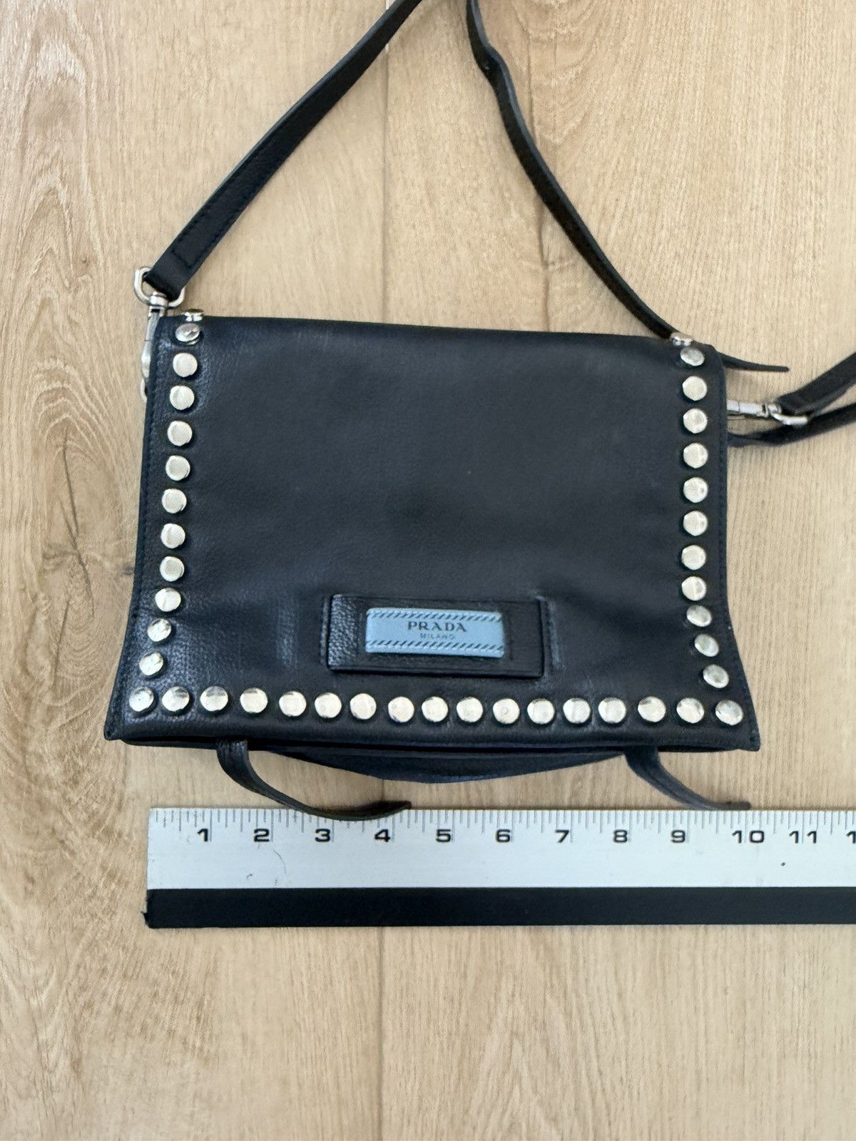 Prada Prada Leather Etiquette Bag. Size ONE SIZE - 12 Thumbnail