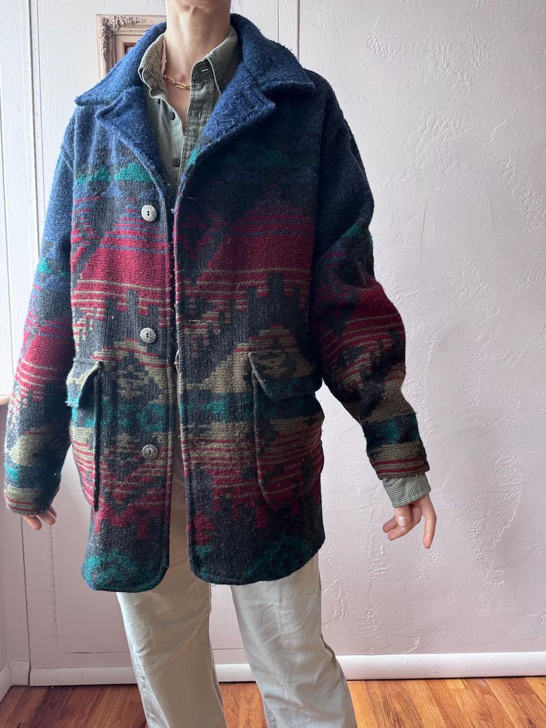 Woolrich Woolen Mills #grailsale Wanders Woven Jacket Style 90 USA Woolrich Navajo Size US M / EU 48-50 / 2 - 9 Thumbnail