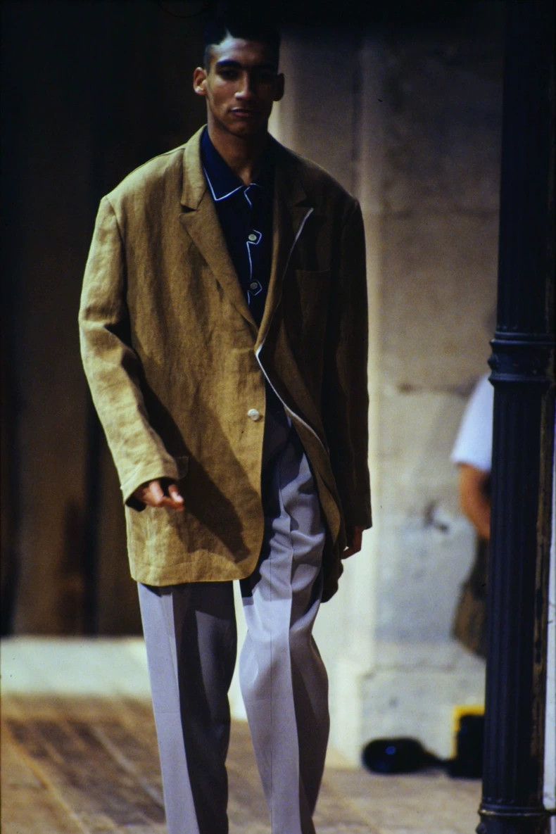 Yohji Yamamoto Yohji Yamamoto 92ss Cuban Collar Open Line Shirt 2506-Nexta Size US M / EU 48-50 / 2 - 3 Thumbnail