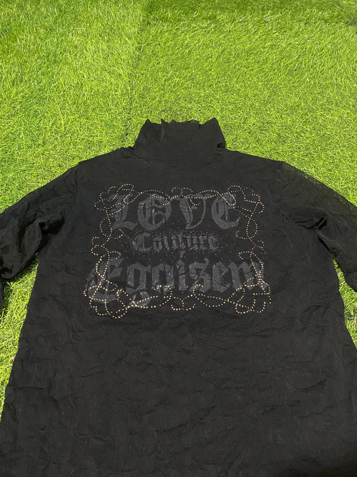 Le Grande Bleu (L.G.B.) LONGSLEEVE MEST TOPS JAPANESE BRAND GOHTIC STYLE Size US M / EU 48-50 / 2 - 3 Thumbnail