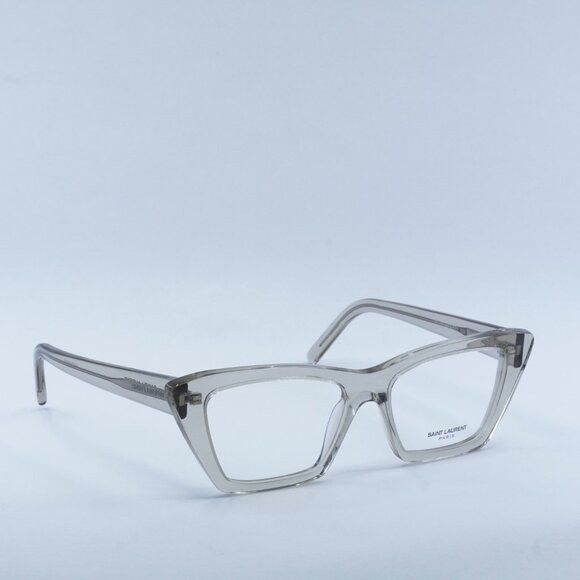 Saint Laurent Paris 🕶️ New Saint Laurent SL276 MICA OPT 005 Eyeglasses - Beige Size ONE SIZE - 9 Thumbnail