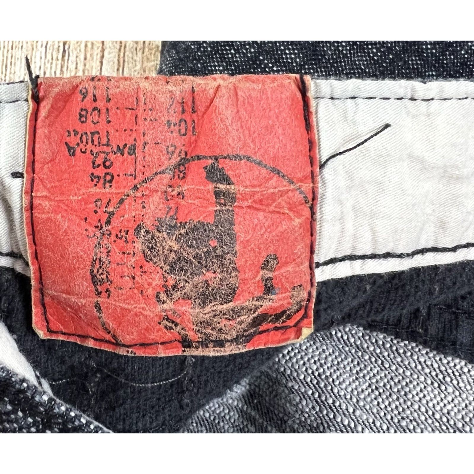 Parasuco Mens Parasuco Jeans Black Denim Baggy Inseam 30 in 42x30 Regular Size US 42 / EU 58 - 4 Thumbnail