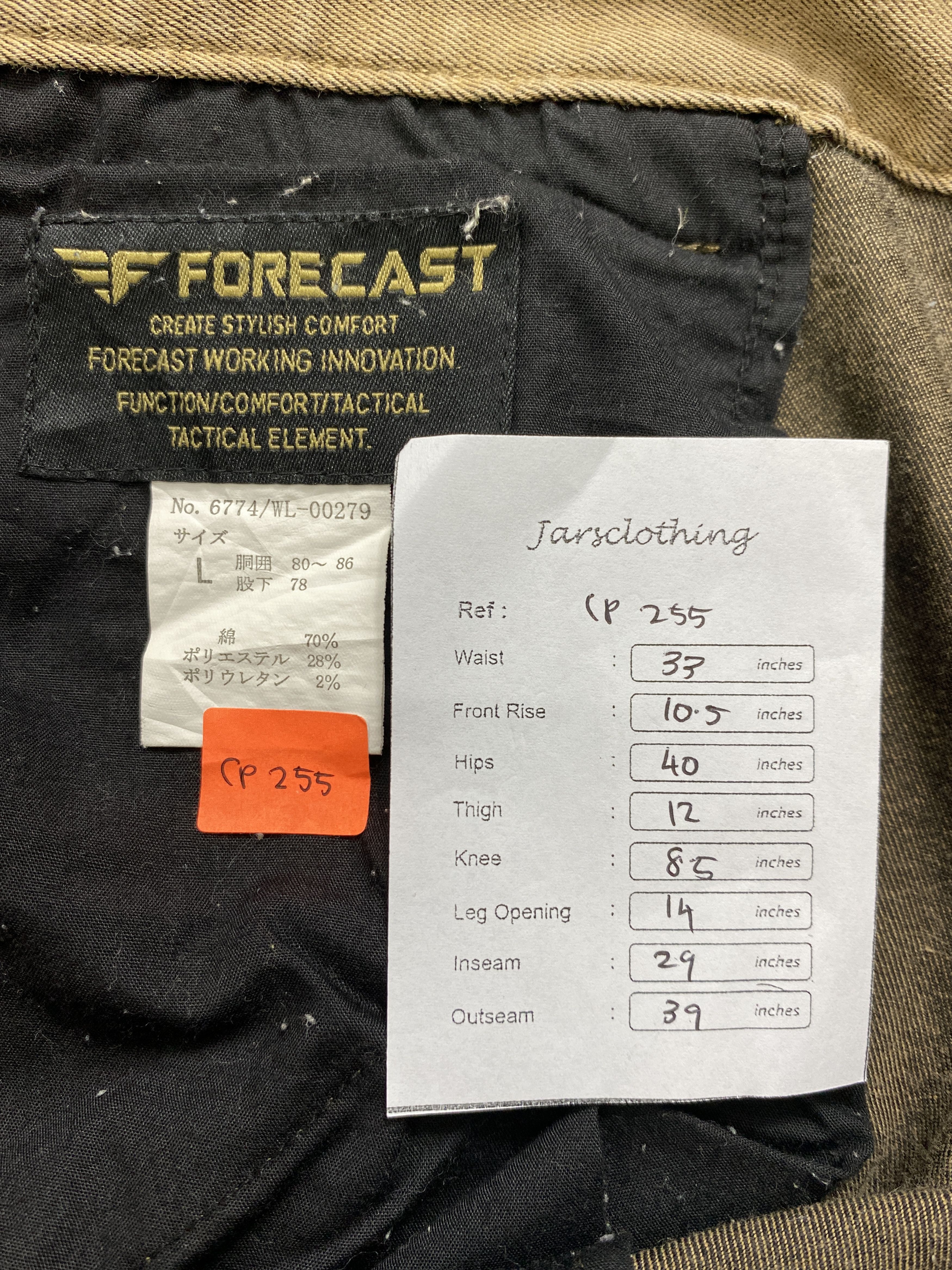 Japanese Brand Forecast Japanesse Cargo Multipocket Pants -CP255 Size US 33 - 6 Thumbnail