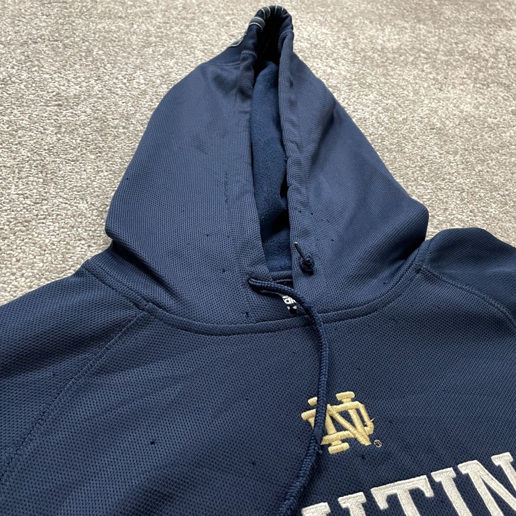 Adidas Adidas Clima Warm Hoodie Pullover Men M Navy Blue Sports Logo Pullover Hoodie Size US M / EU 48-50 / 2 - 6 Thumbnail