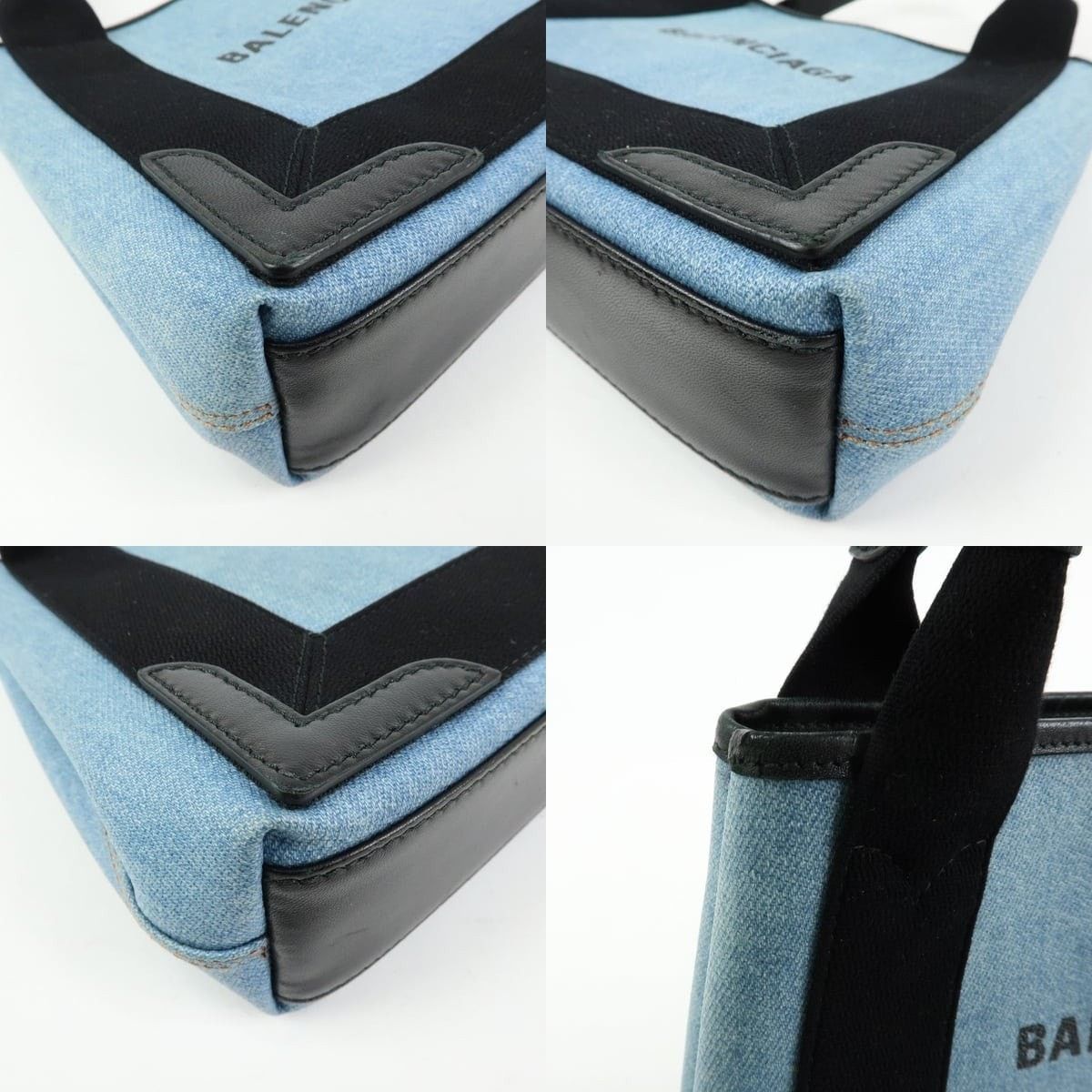 Balenciaga Balenciaga Cabas XS Denim Tote Blue Size ONE SIZE - 5 Thumbnail