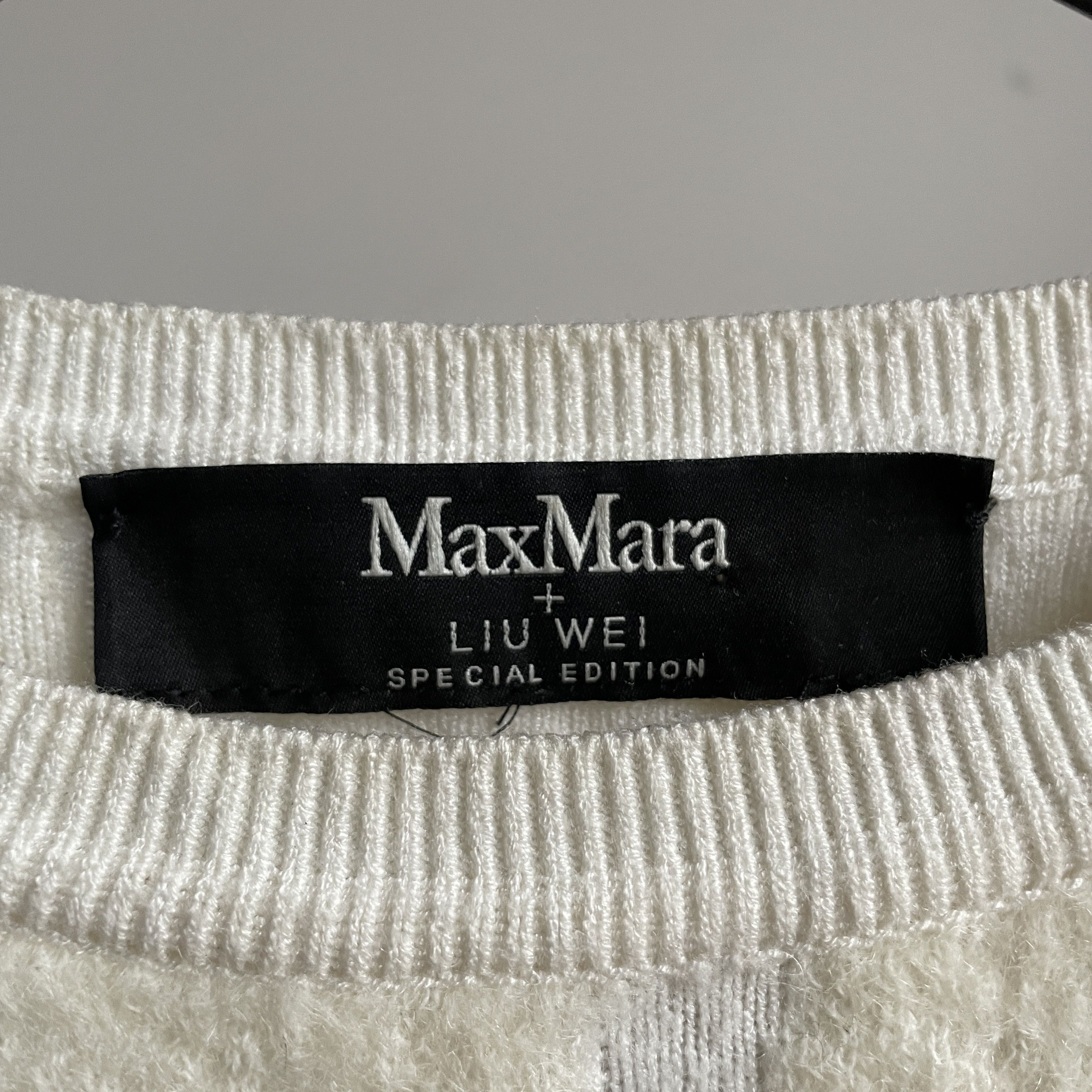 Max Mara Max Mara x Liu Wei Capsule Collection Monopolis Wool Sweater Size XS / US 0-2 / IT 36-38 - 7 Thumbnail