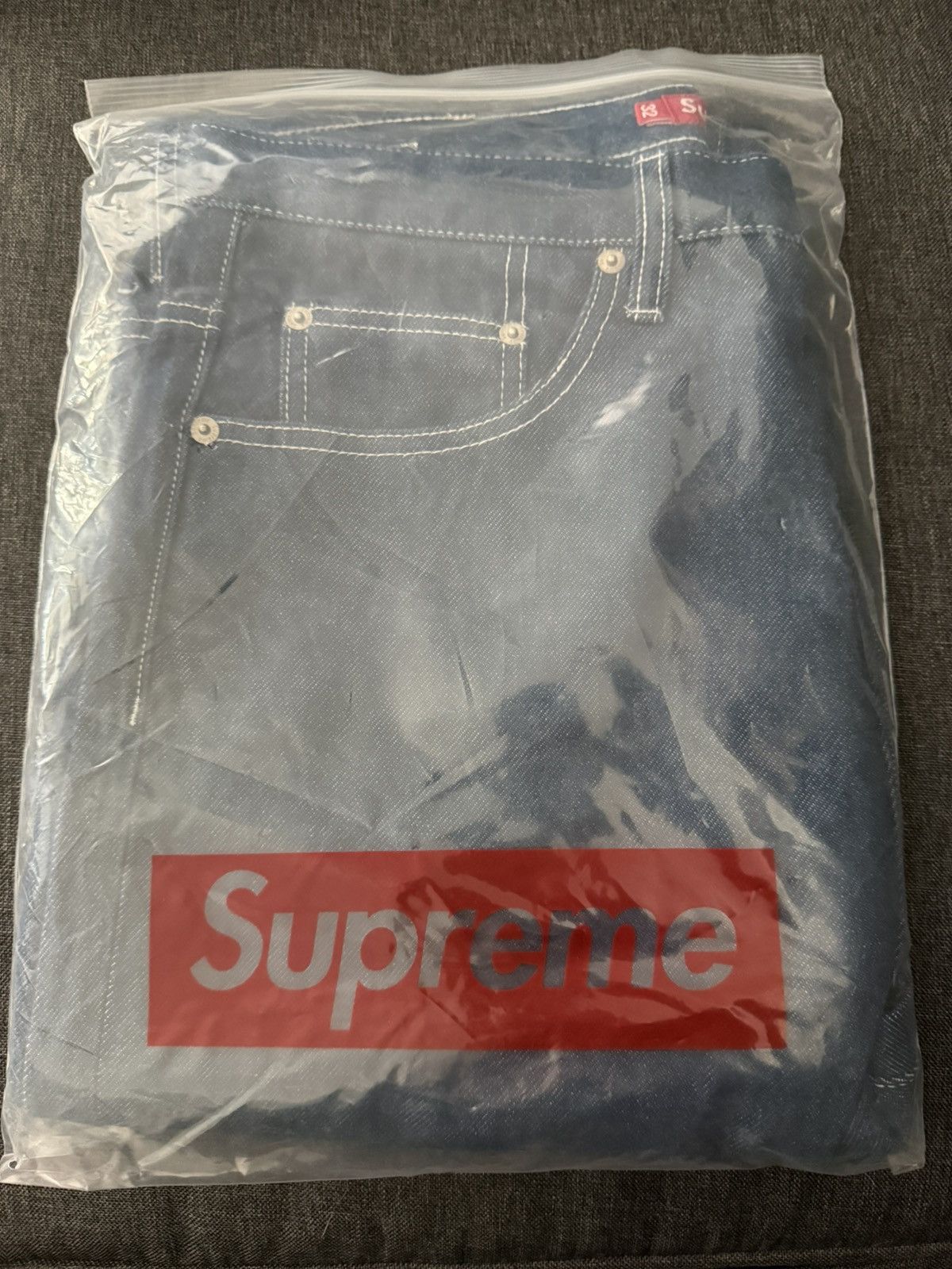 Supreme Supreme Smurfs Blue Denim Jean Size US 32 / EU 48 - 3 Thumbnail