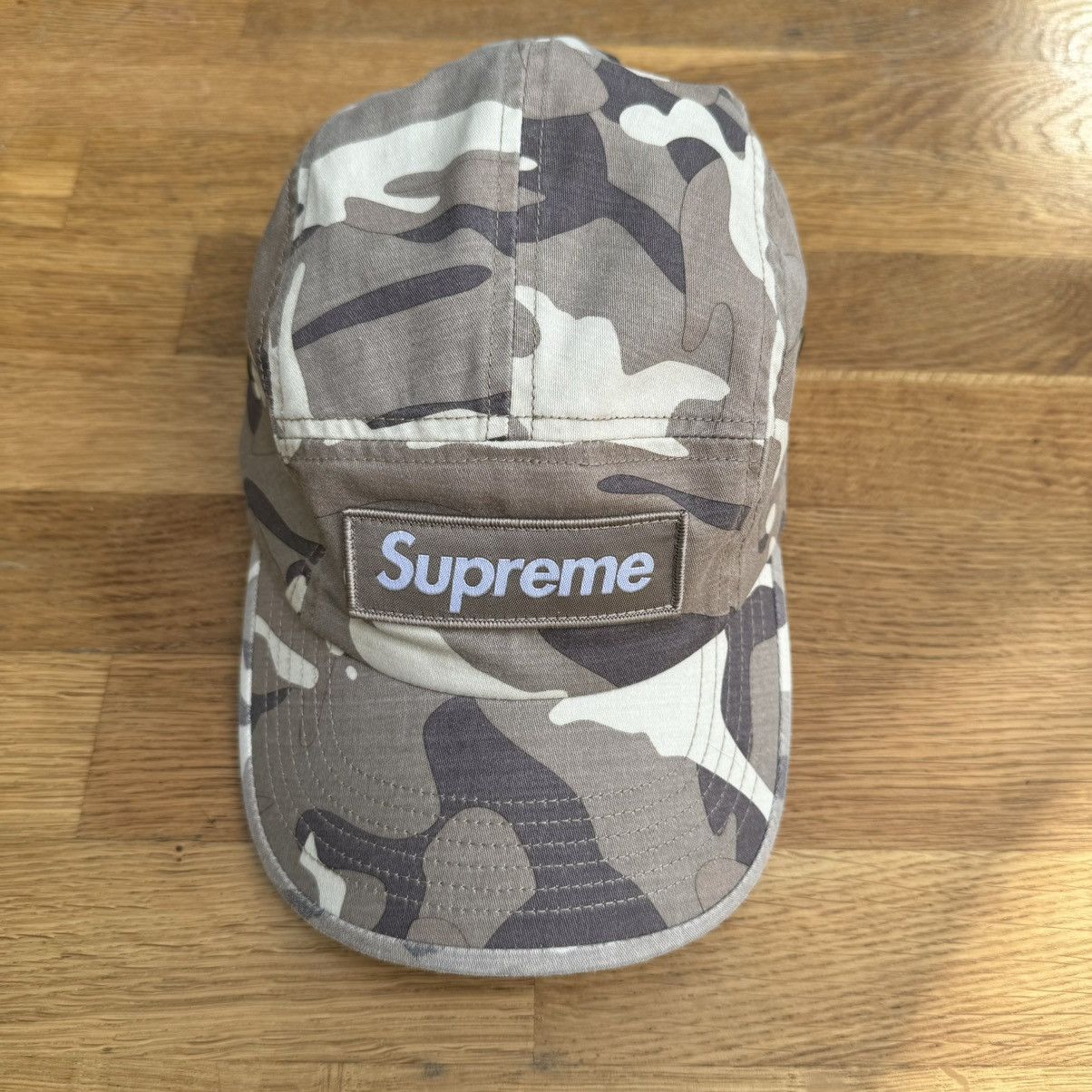 Supreme Supreme Military Camp Cap Stone Camo OS SS23 | Grailed