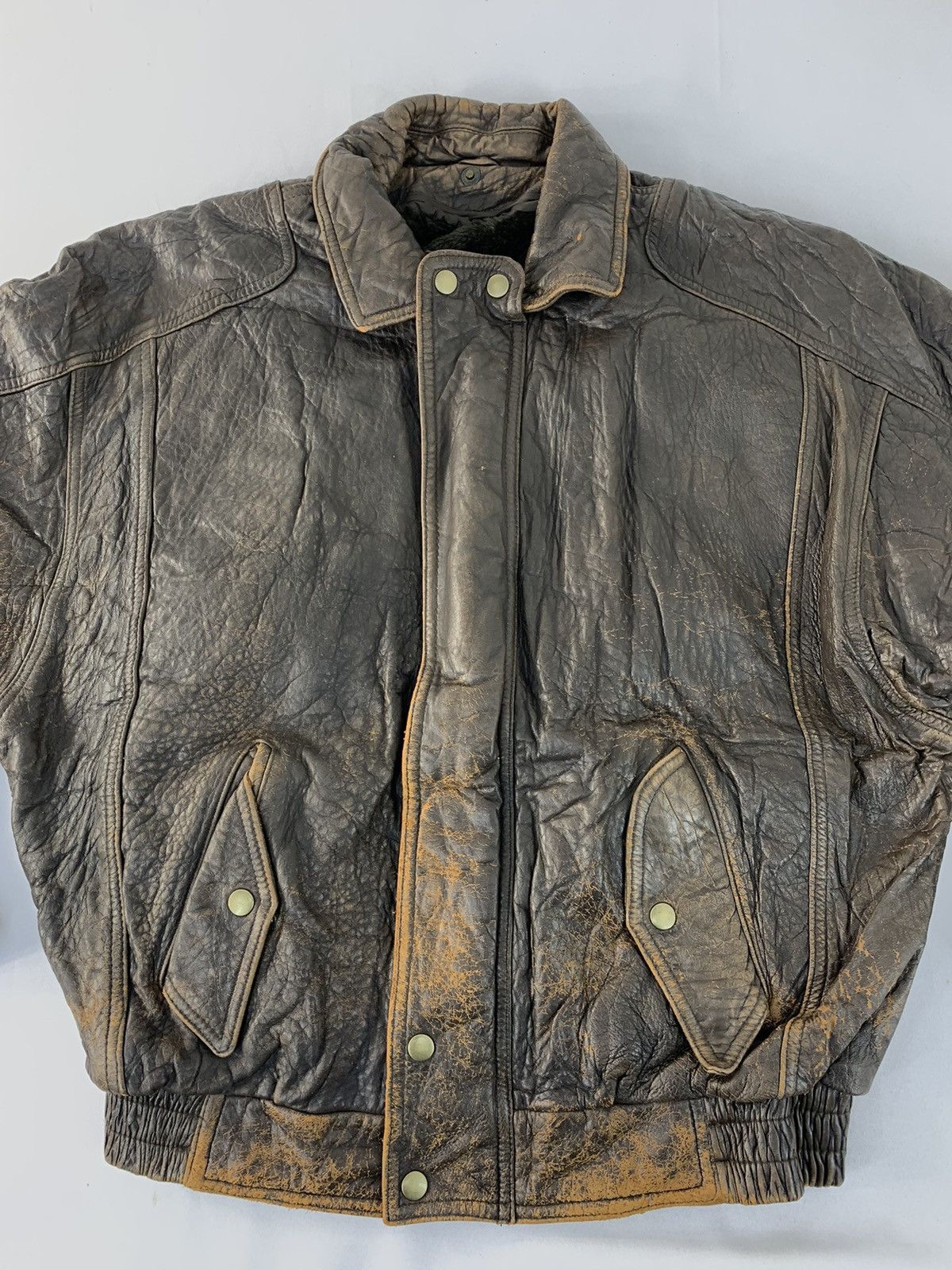 90s uno leather jacket