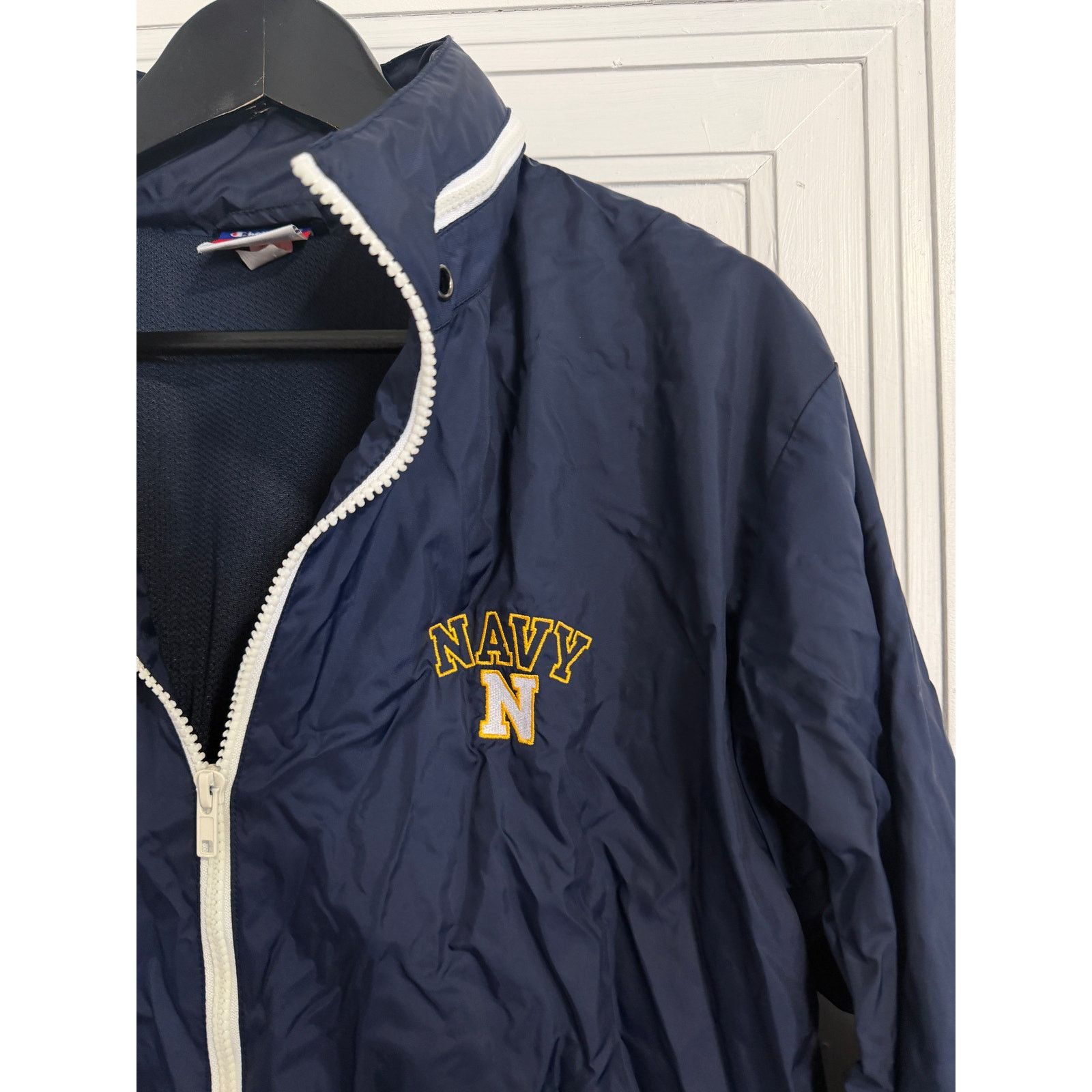 Champion US Naval Academy Midshipmen Zip-Up Windbreaker Size Large Size US L / EU 52-54 / 3 - 2 Thumbnail