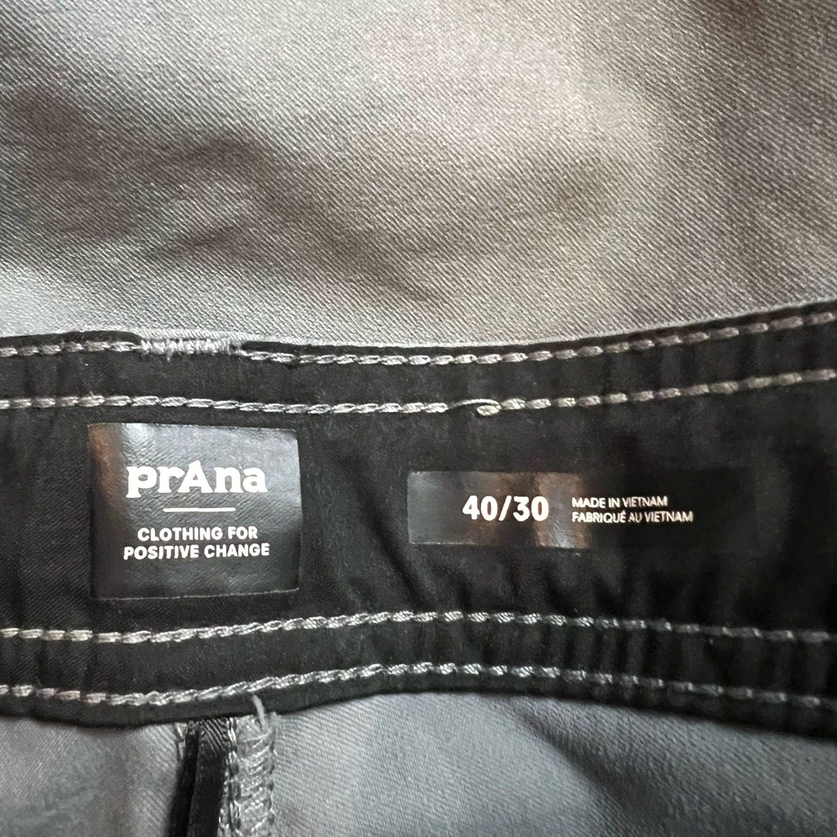Prana prAna Pants Men 40 STRETCH ZION II Regular Fit Cargo Hiking Green Gray 30in Inseam Mens Regular Size 40 Pants Cargo Green Gray Mens Size US 40 / EU 56 - 6 Thumbnail