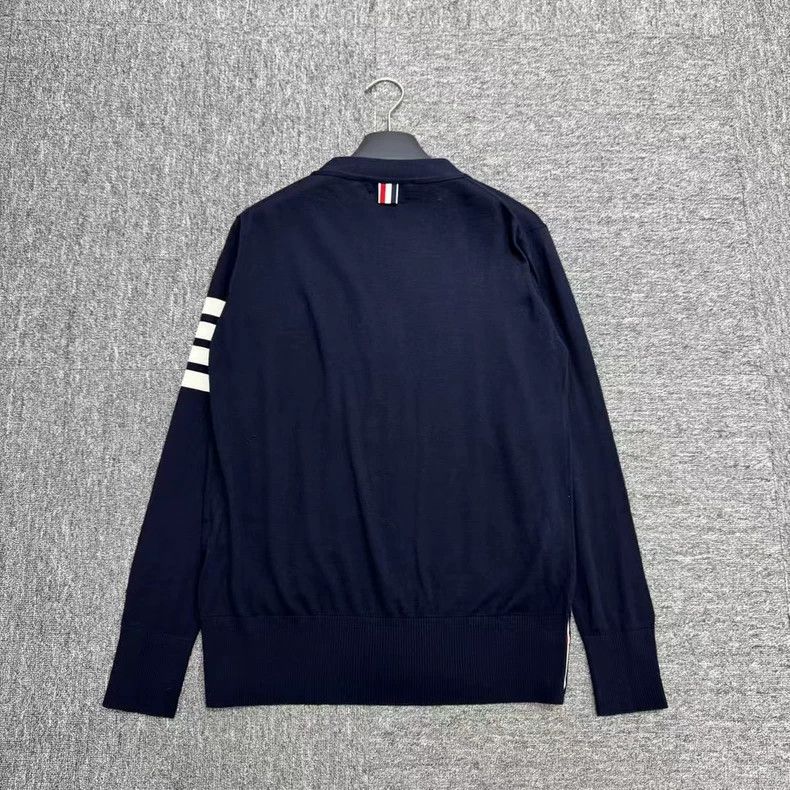 Thom Browne Thom browne V-neck striped knitted cardigan 2504-Nextarrow Size US M / EU 48-50 / 2 - 6 Thumbnail