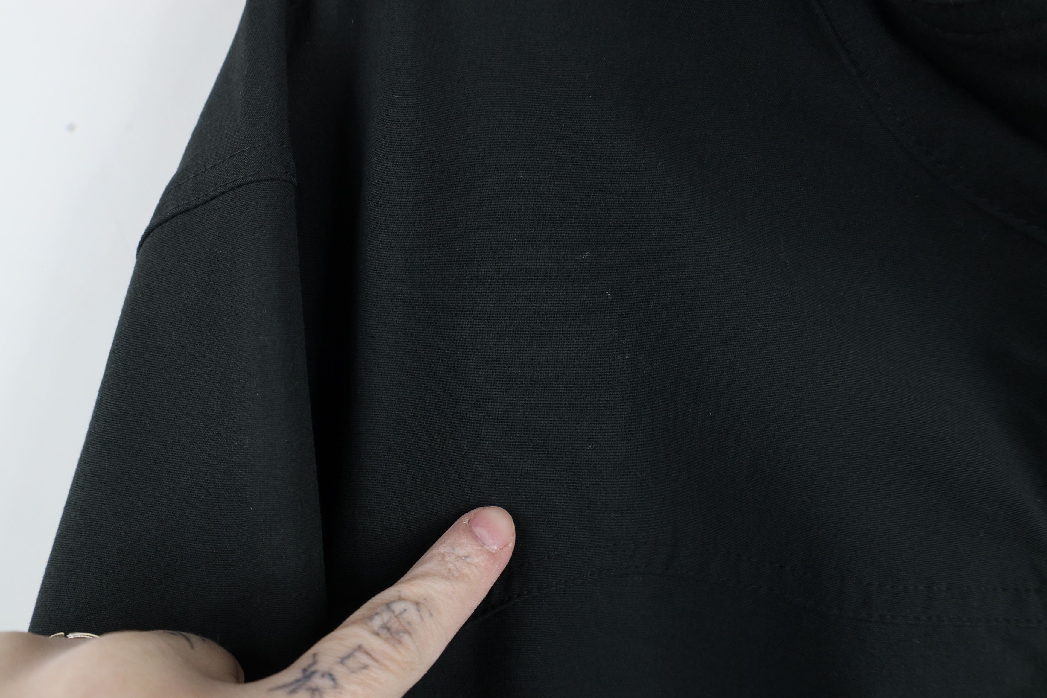 Nike × Vintage Vintage Nike Travis Scott Mini Swoosh Full Zip Jacket Black Size US XL / EU 56 / 4 - 5 Thumbnail