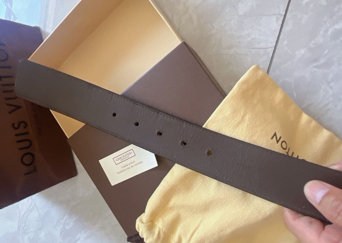 Louis Vuitton Louis Vuitton Men's Leather Belt -2505 Size ONE SIZE - 5 Thumbnail