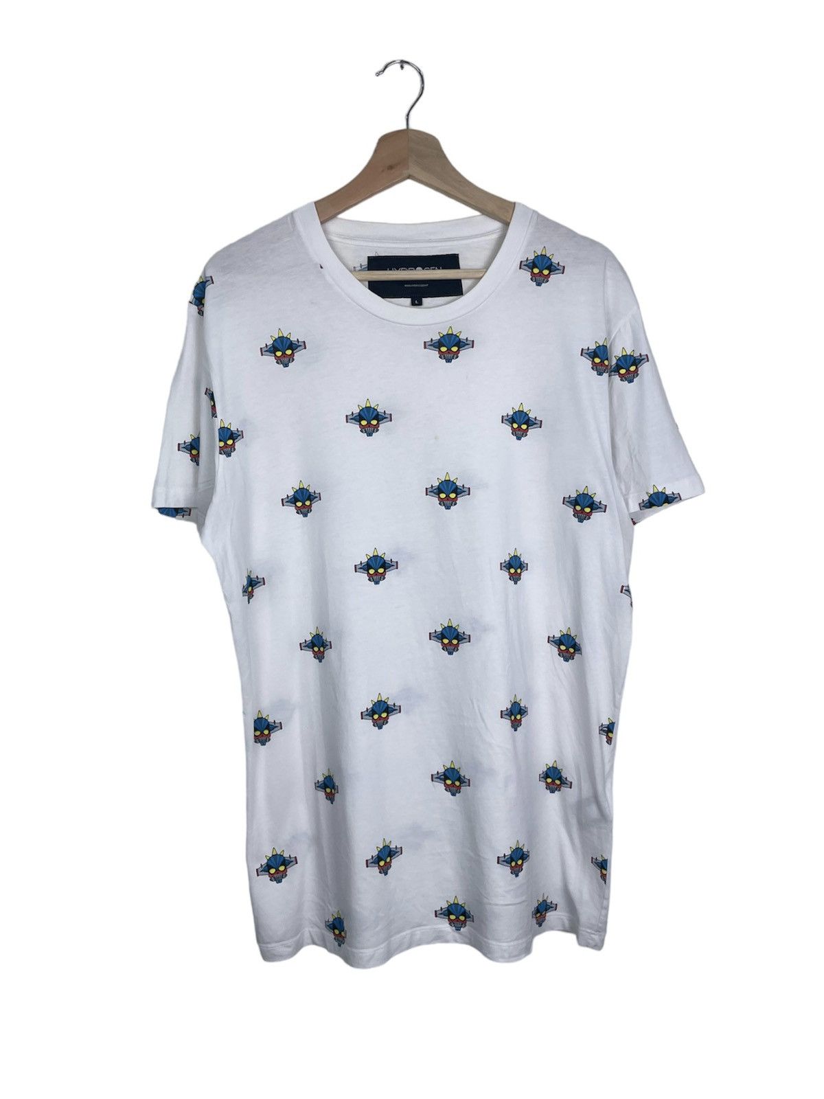 HYDROGEN HYDROGEN Italy Anime Skull Tee | Japan Market Rarity Size US L / EU 52-54 / 3 - 1 Thumbnail