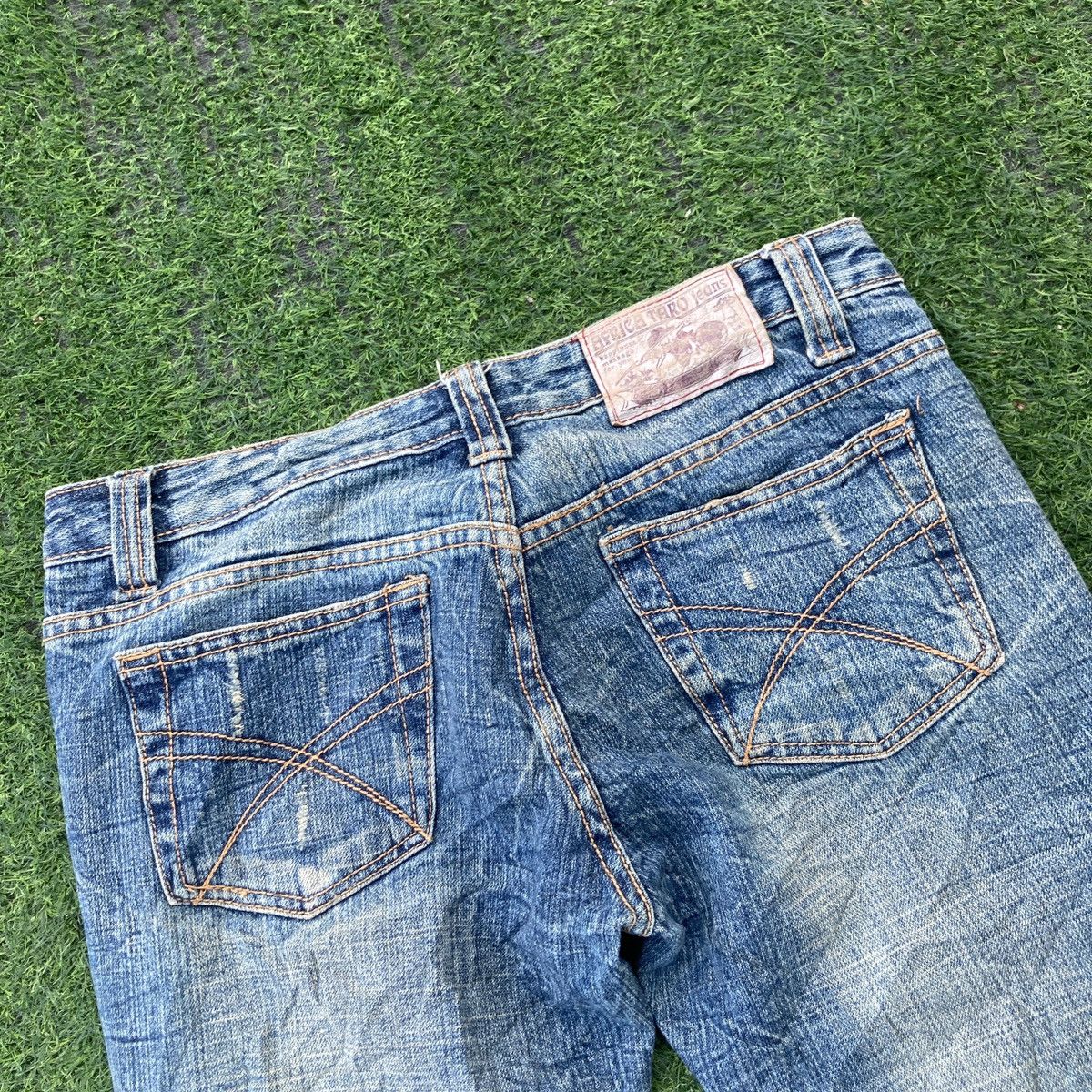 Beauty Beast AFRICA TARO RIPPED JEANS Size 32" / US 10 / IT 46 - 10 Thumbnail