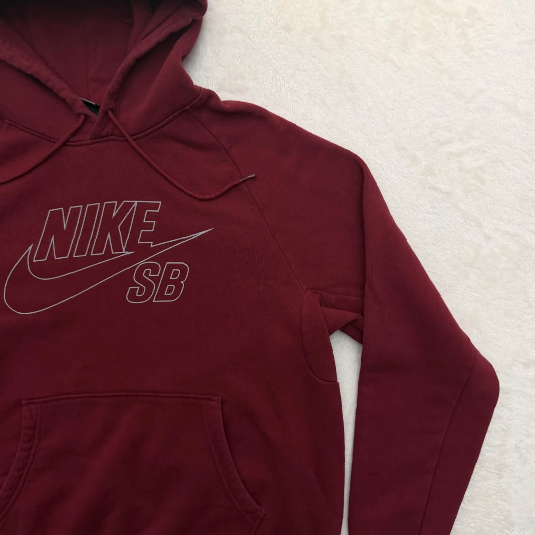 Nike Nike SB Sweater Hoodie Mens Large Red Fleece Pullover Skateboarding Shirt Size US L / EU 52-54 / 3 - 3 Thumbnail