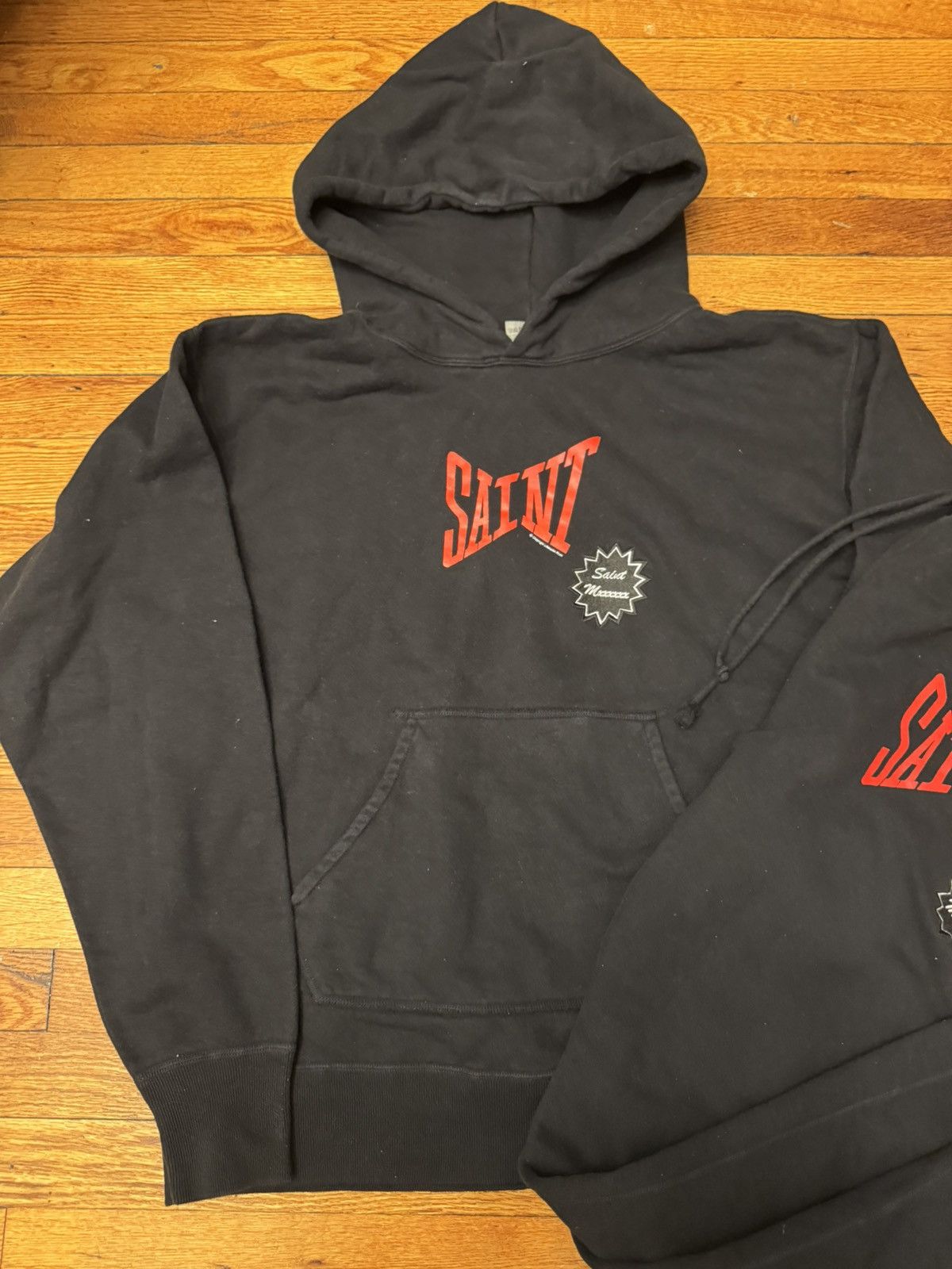Saint Michael Saint Mxxxxxx Double Logo Suit Hoodie Pants Size Large Size US L / EU 52-54 / 3 - 3 Thumbnail