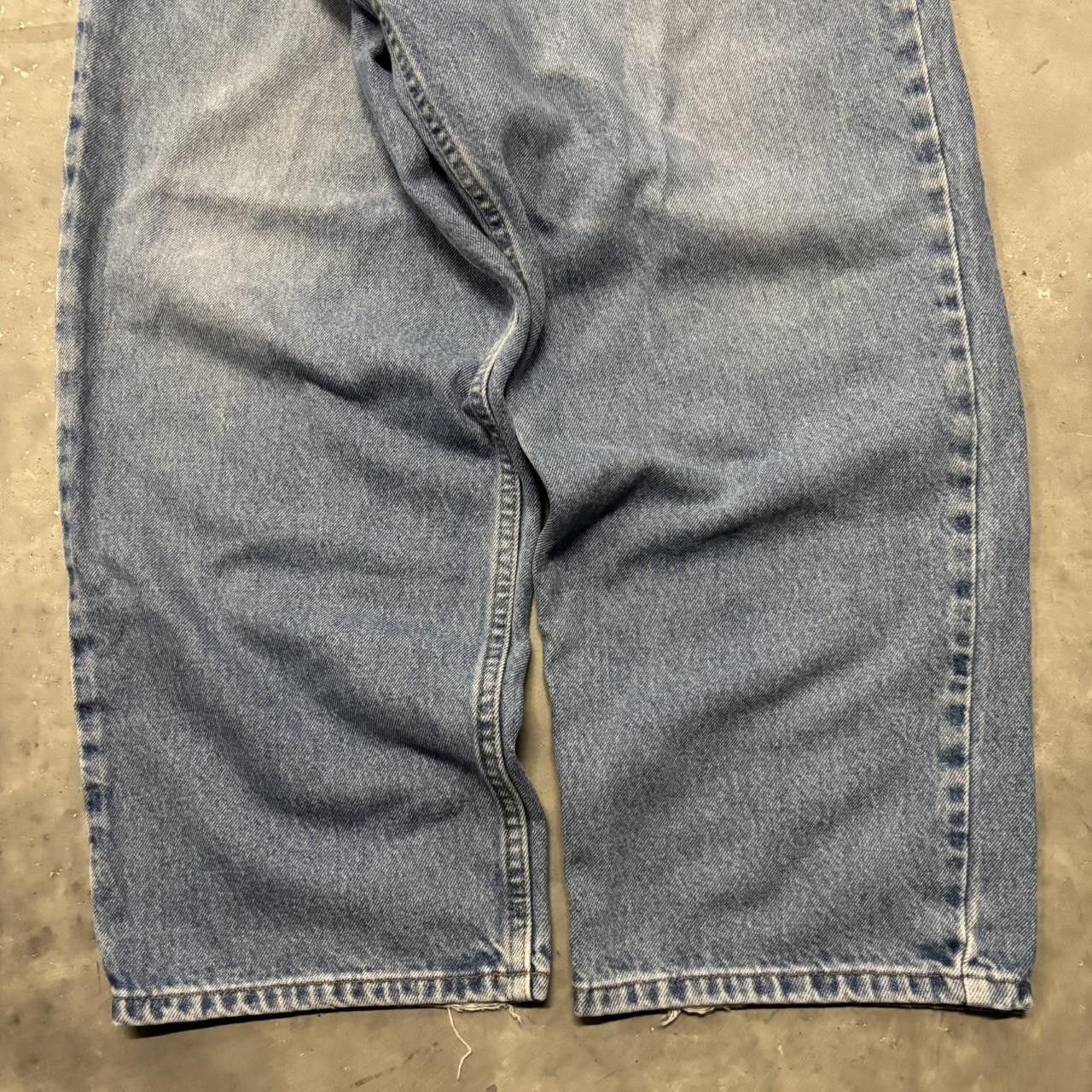 Japanese Brand × Vintage Crazy Vintage Y2K/2000s Baggy Light Wash Denim Jeans! Size US 42 / EU 58 - 6 Thumbnail