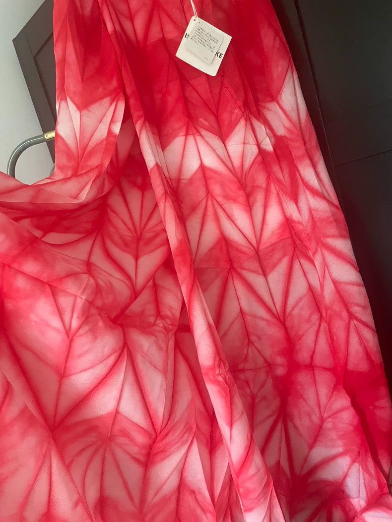 Issey Miyake Issey Miyake size:2 Red vacation dress Size XS / US 0-2 / IT 36-38 - 2 Thumbnail