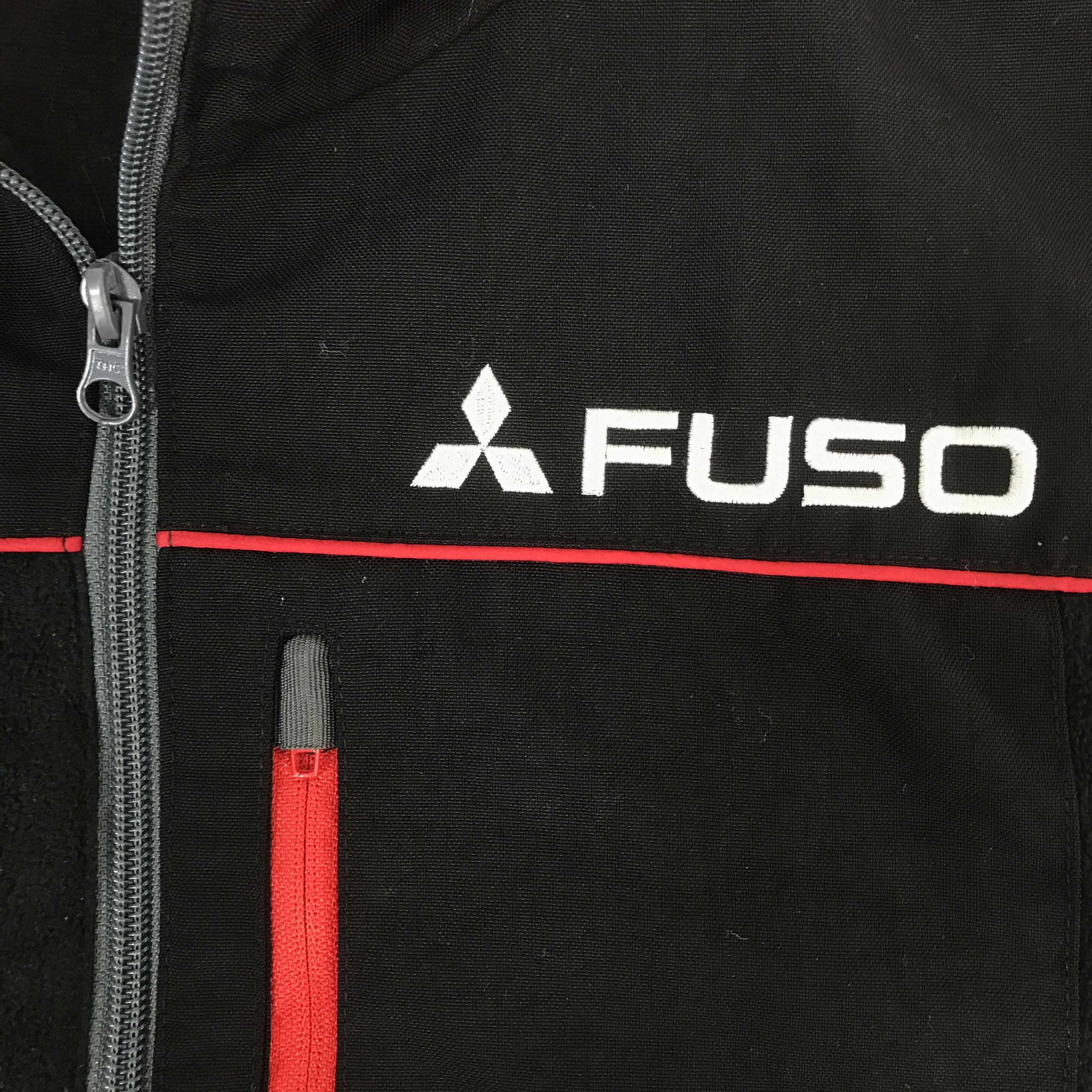 Japanese Brand Vintage Fuso Racing track Fleece Jacket K50B24 Size US M / EU 48-50 / 2 - 9 Thumbnail
