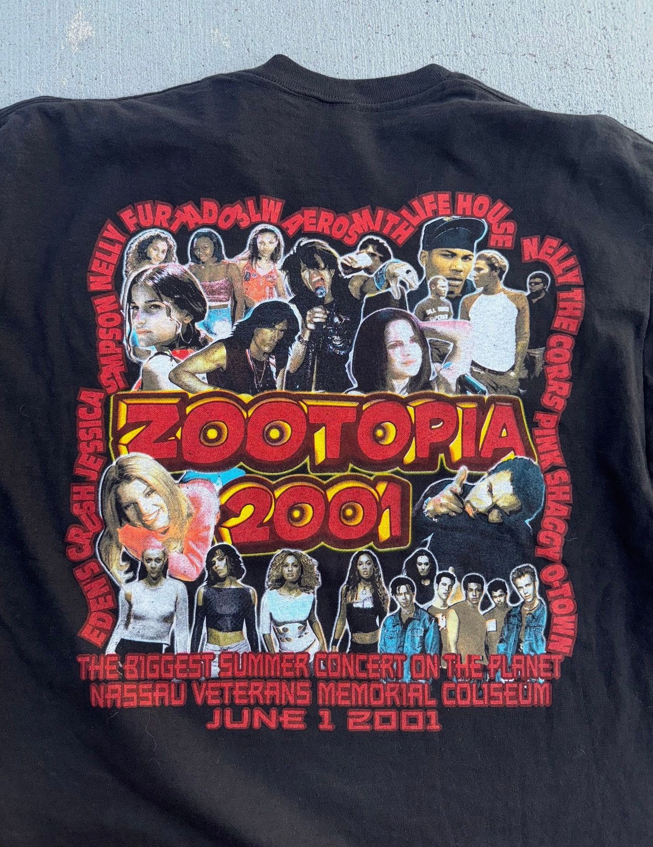 Aerosmith Aerosmith Zootopia 2001 Vintage Festival Tour T-Shirt Rare Size US XL / EU 56 / 4 - 3 Thumbnail