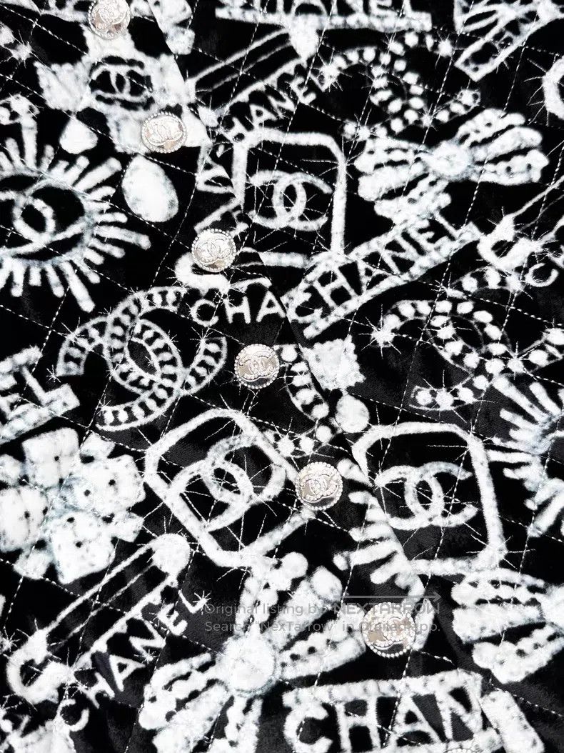 Chanel Chanel Gemstone print pattern velvet cotton long-sleeved s Size XS / US 0-2 / IT 36-38 - 4 Thumbnail