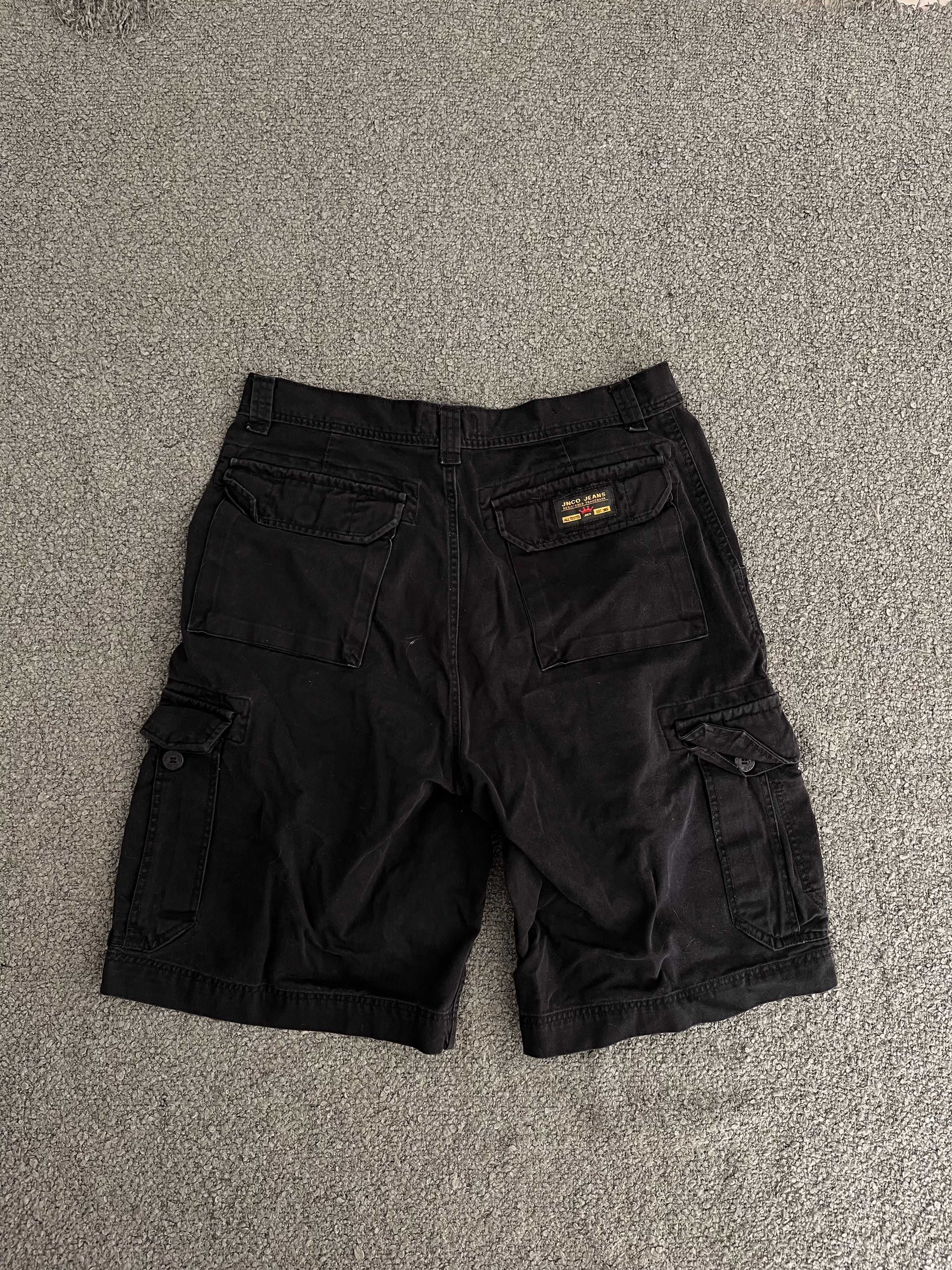 JNCO Vintage JNCO Black Dragon Cargo Shorts Y2K Size US 36 / EU 52 - 2 Thumbnail