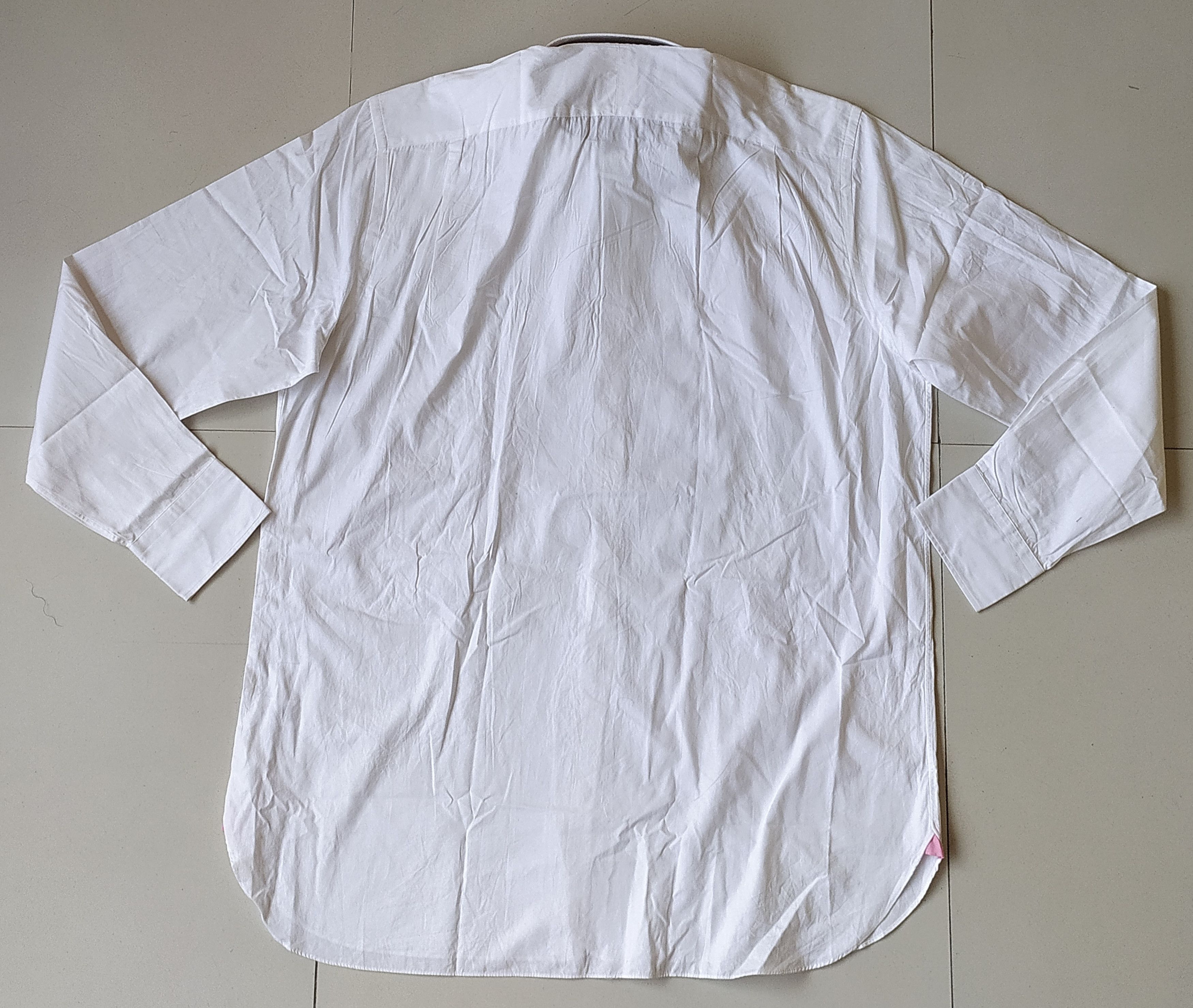 Thomas Pink Thomas Pink Formal Plain Poplin Shirt Free Shipping T/36 Size US XL / EU 56 / 4 - 3 Thumbnail