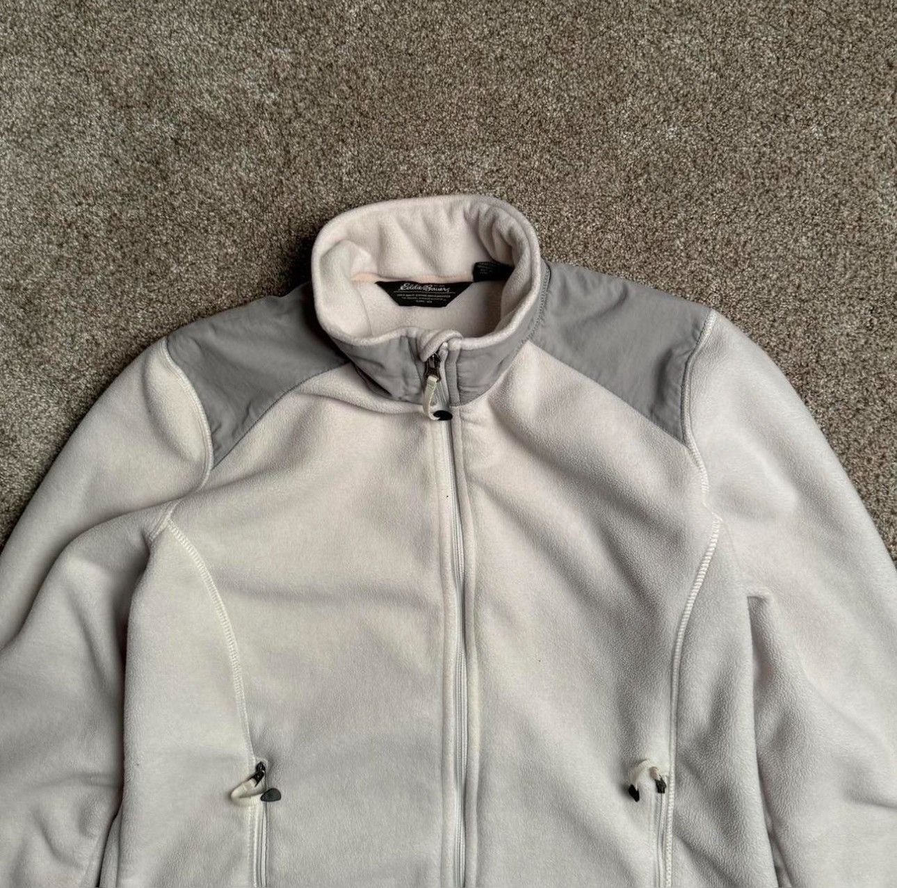 Eddie Bauer EDDIE BAUER TWO TONE FLEECE JACKET Size L / US 10 / IT 46 - 3 Thumbnail