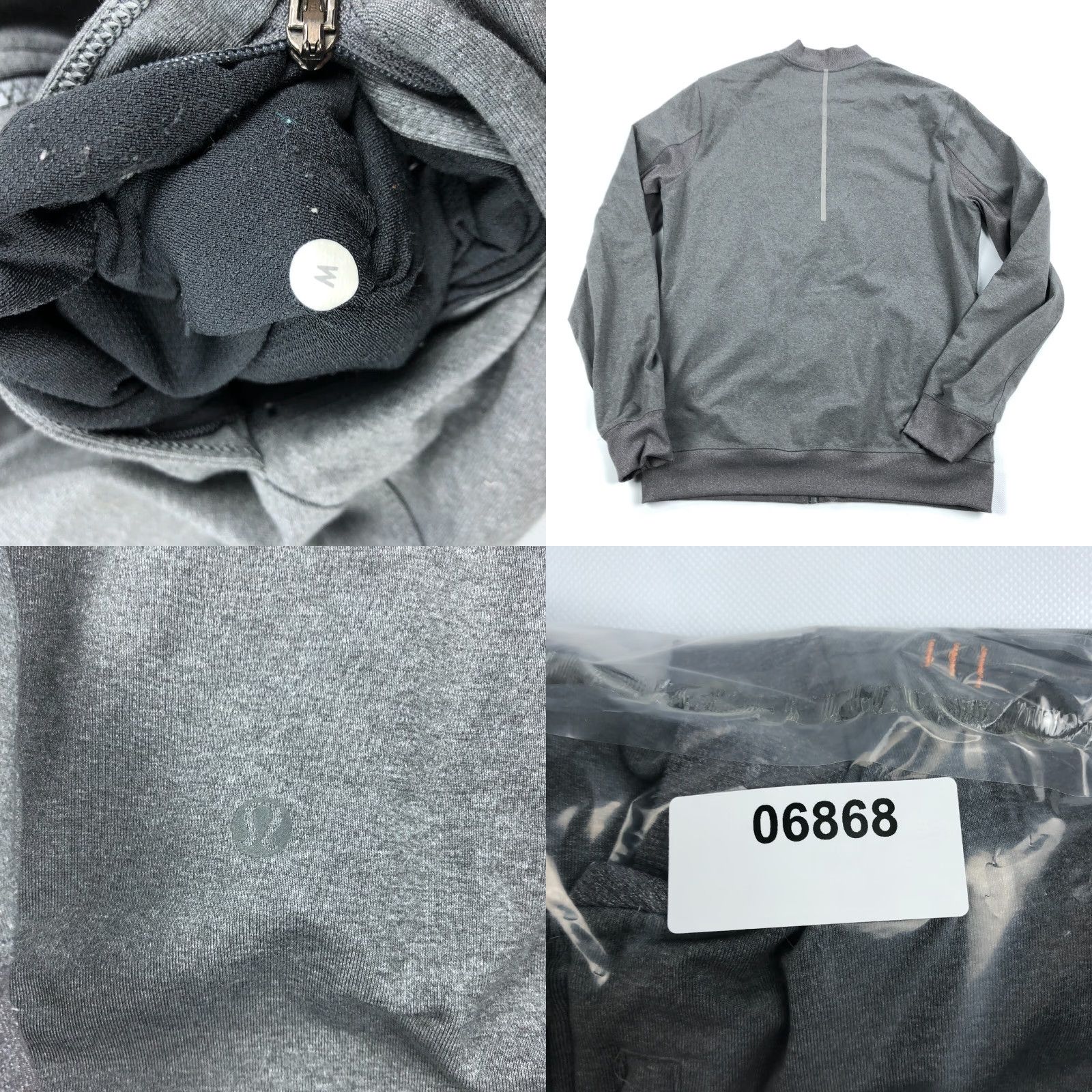 Lululemon Lululemon Jacket Mens M Heathered Gray Polyester Blend Zip Activewear Dark Gray Six Pack Size US M / EU 48-50 / 2 - 8 Thumbnail