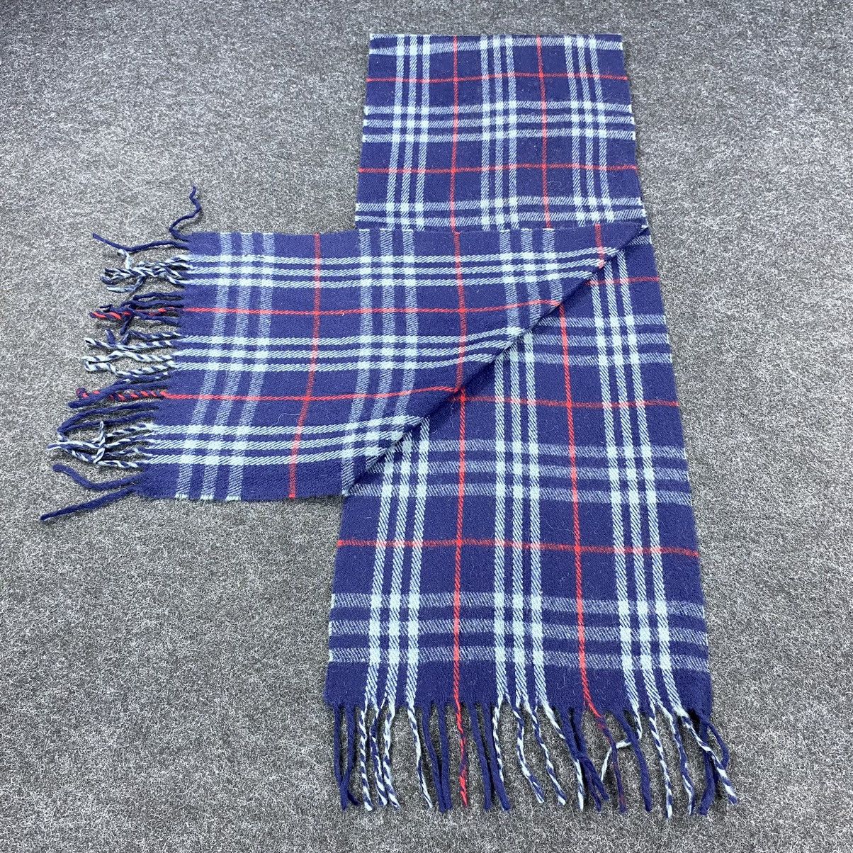 Burberry × Vintage Burberrys Scarf # D232 # Muffler # Neckwear Size ONE SIZE - 7 Thumbnail
