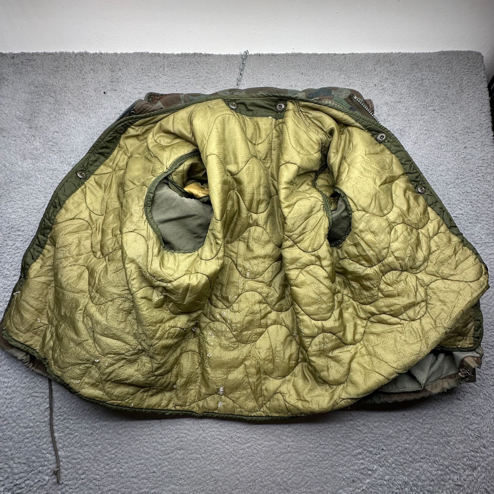 Other VTG 80s US Army M-65 Field Woodland Jacket Small W/ Liner Size US S / EU 44-46 / 1 - 14 Thumbnail