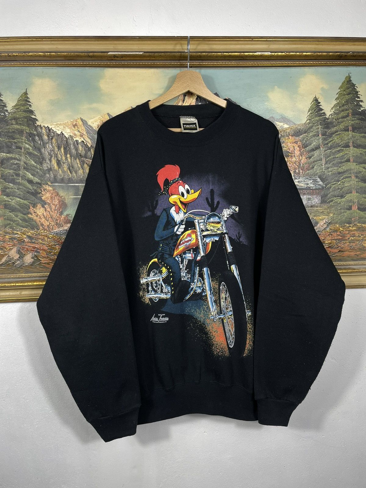 Cartoon Network × Universal Studios × Vintage Woody Woodpecker retro 90s crewneck baggy loose boxy Size US L / EU 52-54 / 3 - 2 Thumbnail