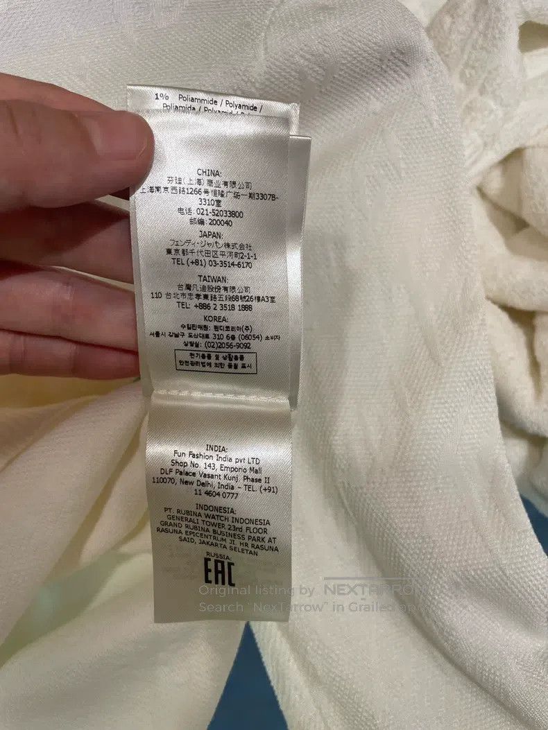 Fendi Fendi White Long Sleeve Knit Top Size S / US 4 / IT 40 - 7 Thumbnail