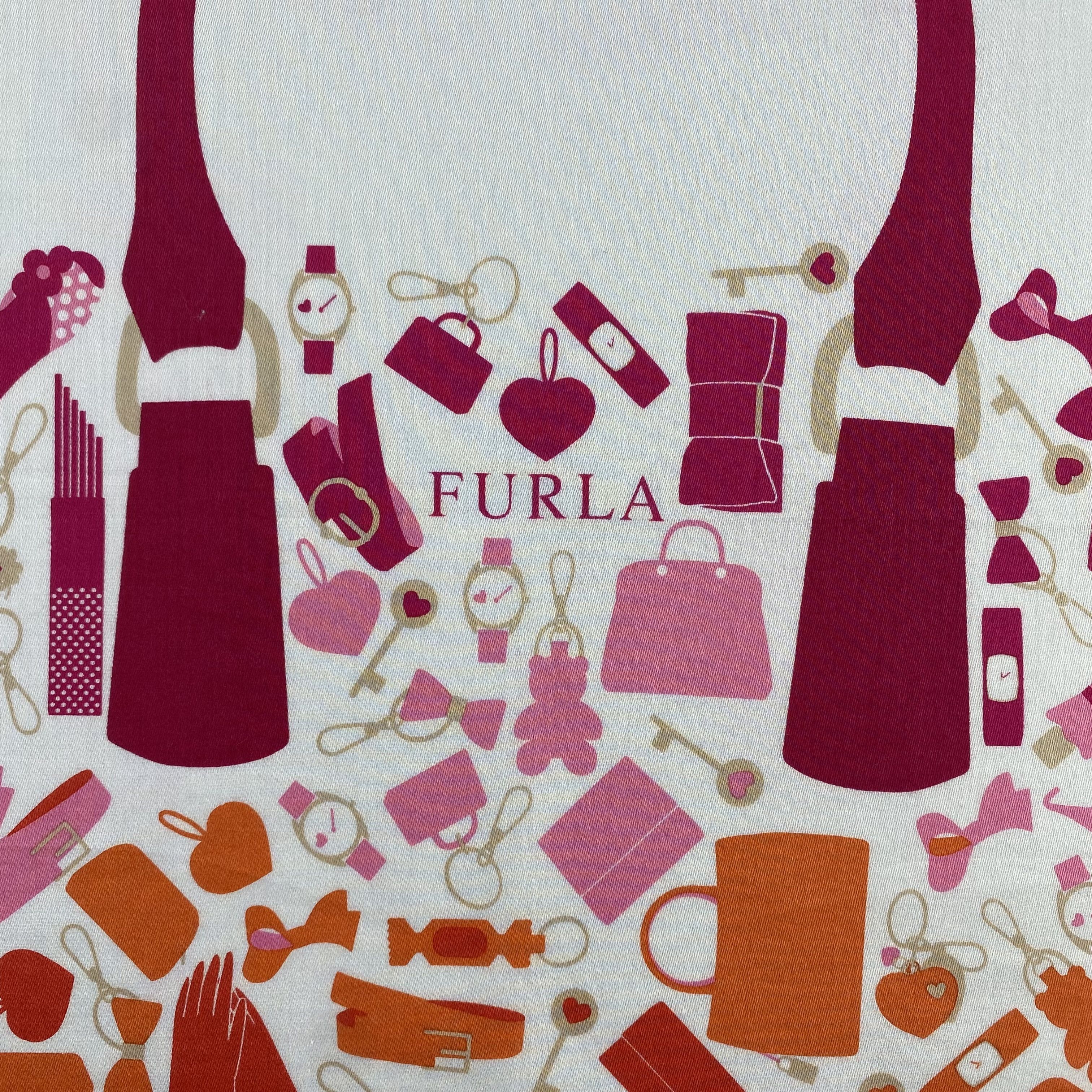 Furla × Vintage Furla Bandana/ Handkerchief / Neckerchief-P1083 Size ONE SIZE - 4 Thumbnail