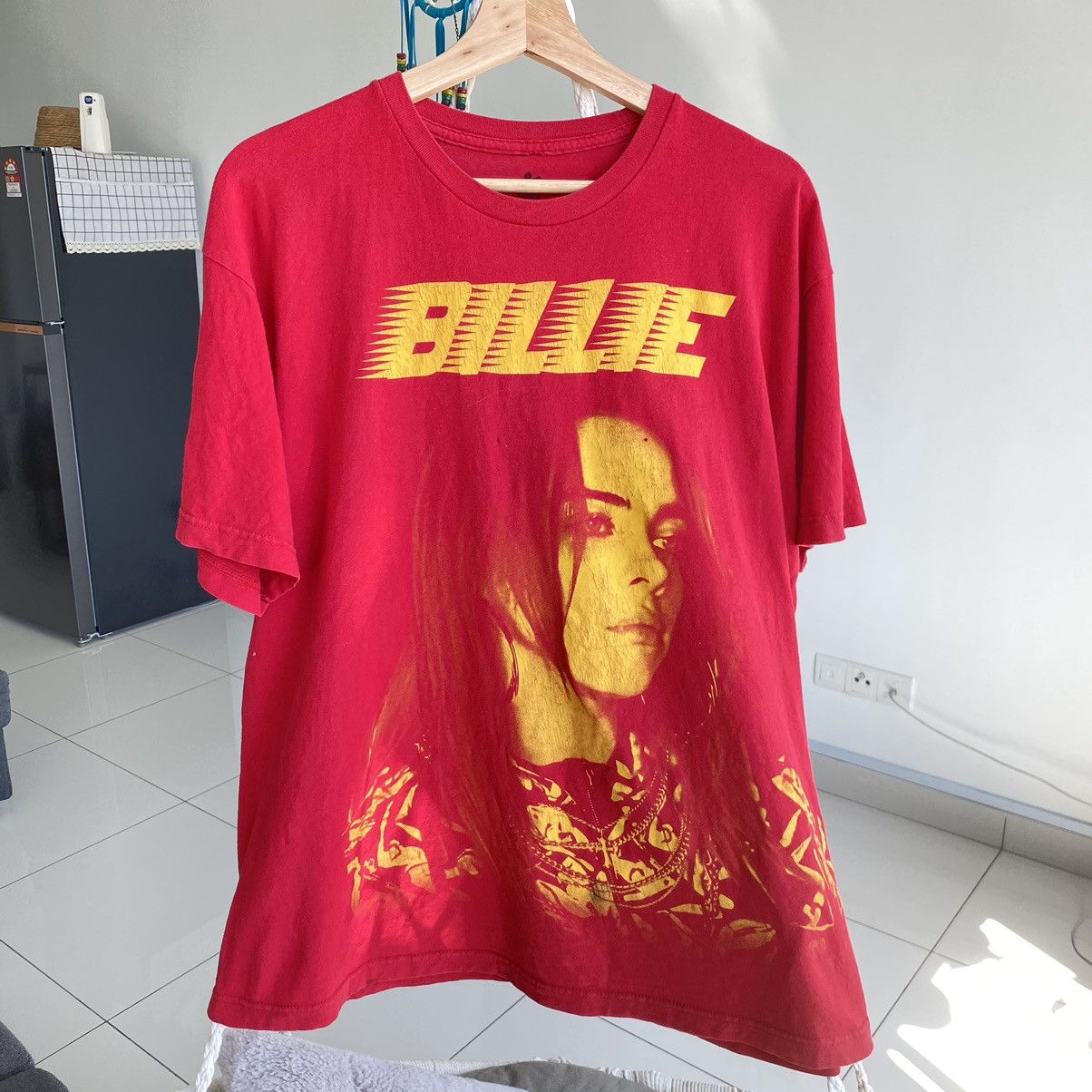 Rare Faded Billie Eilish Lash Music American Singer Tee | Grailed