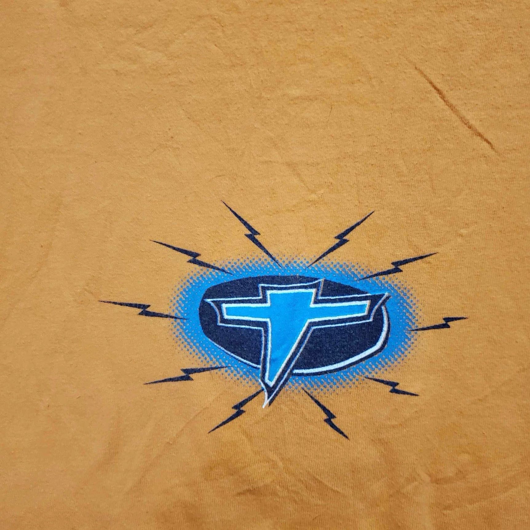 Hanes VINTAGE Hanes Jesus T Shirt Big & Tall Adult XL Orange Double-Sided Center Cross 90s 80s 90s Art Womens Mens Boys Girls Size US XL / EU 56 / 4 - 7 Thumbnail