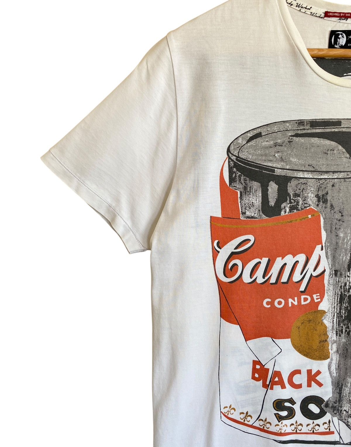 Andy Warhol Vintage Pepe Jeans X Andy Warhol Campbell T-shirt 2000s Size US L / EU 52-54 / 3 - 3 Thumbnail