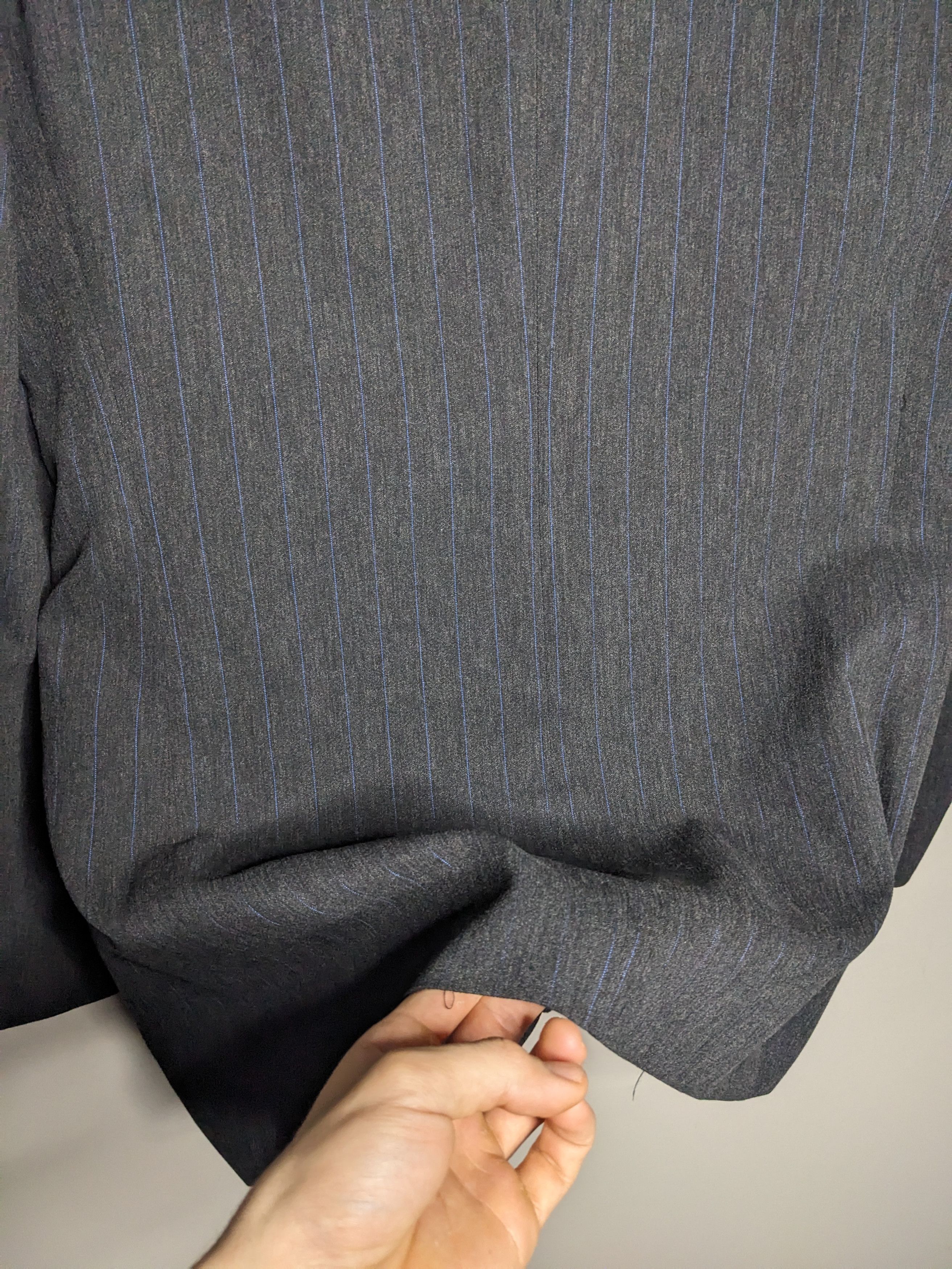Dolce & Gabbana VTG 90s Dolce Gabbana Pinstripe Blazer Suit Jacket 42R Wool Size 42R - 9 Thumbnail