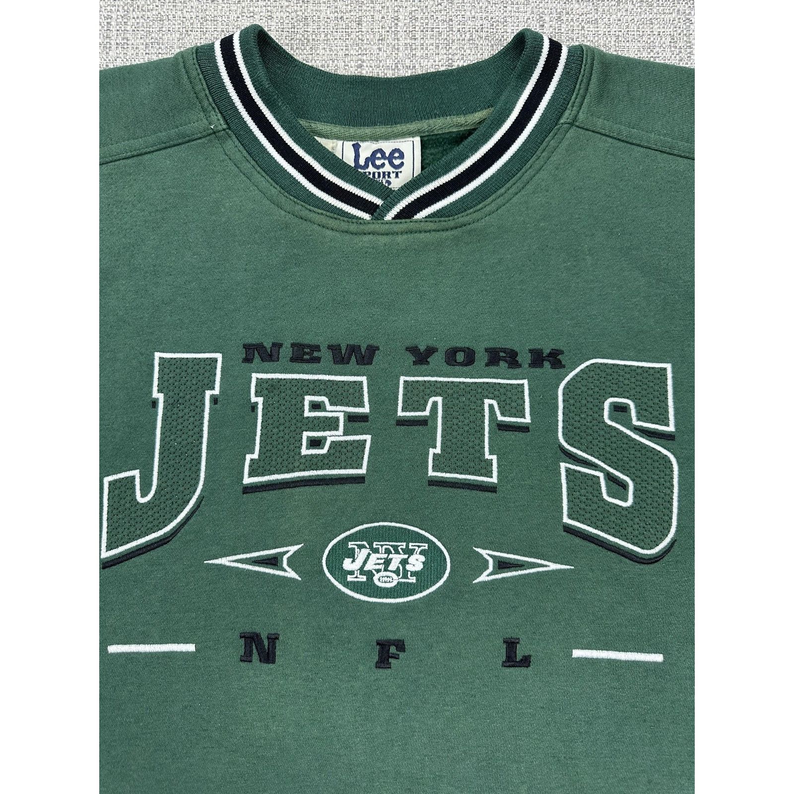 Lee New York Jets Sweatshirt 2XL Green Football Lee 90s Heavy Size US XXL / EU 58 / 5 - 7 Thumbnail