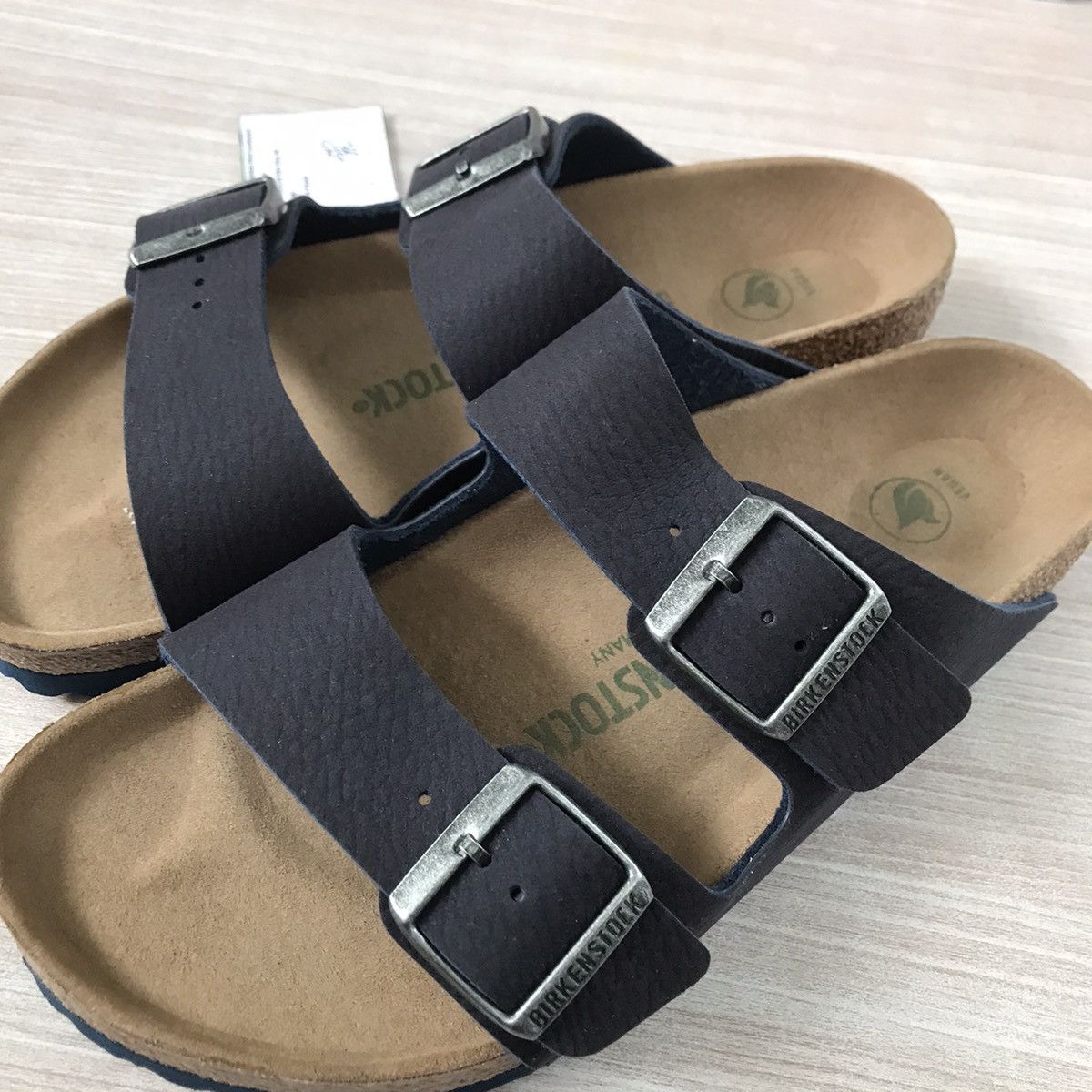 Birkenstock × Genuine Leather Birkenstock Birkenstock Arizona Suede 1023116 Men’s Slides Size US 6 / EU 39 - 7 Thumbnail