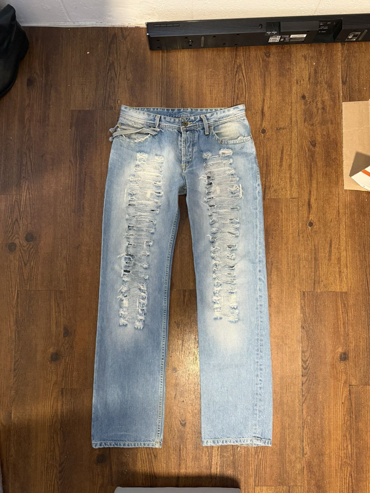 Dolce & Gabbana Archive 2000’s Dolce & Gabbana Distressed & Repaired Denim Size US 32 / EU 48 - 1 Thumbnail