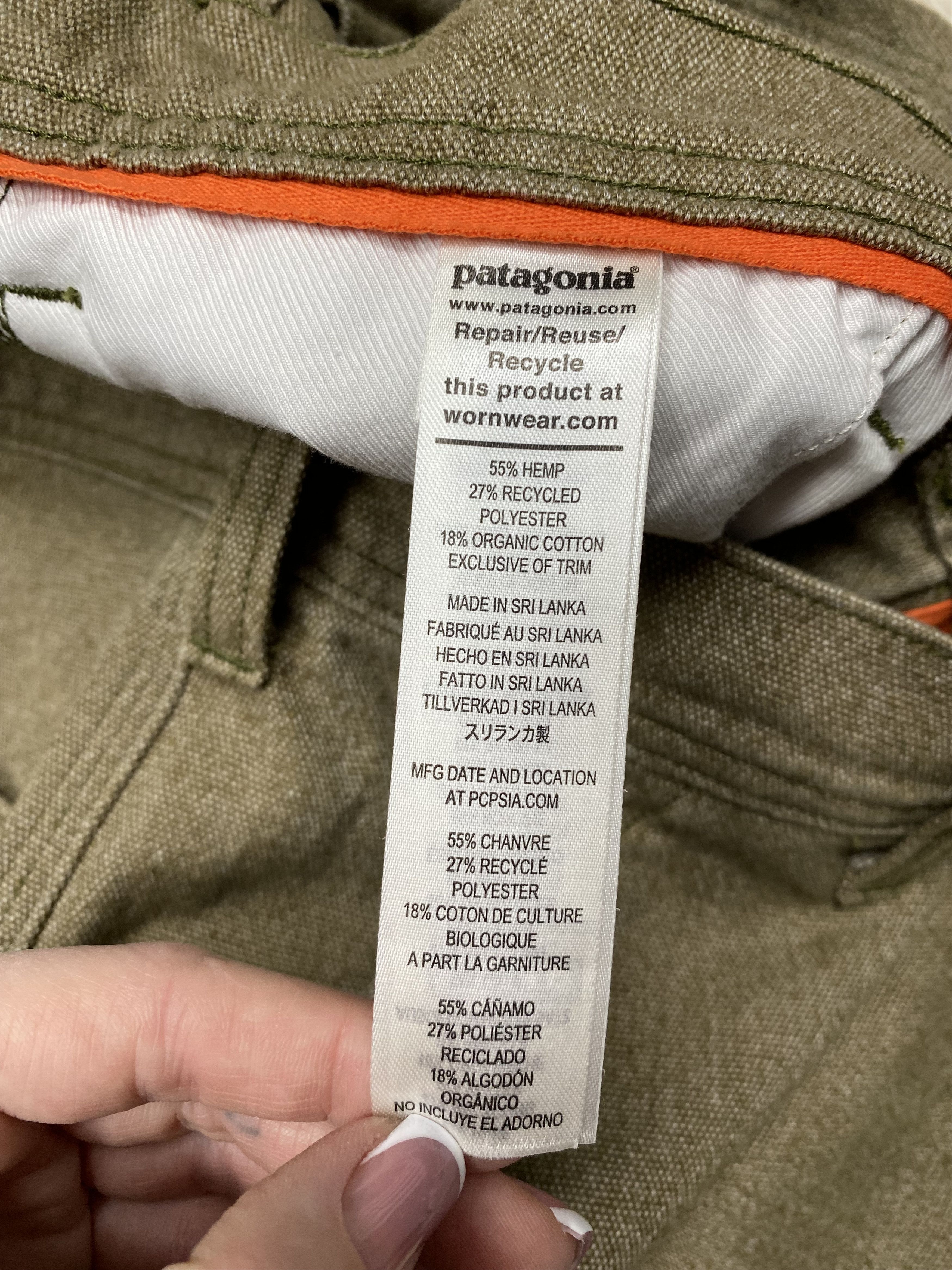 Patagonia Patagonia Vintage Mens Cargo Shorts HEMP Fabric Size US 32 / EU 48 - 8 Thumbnail